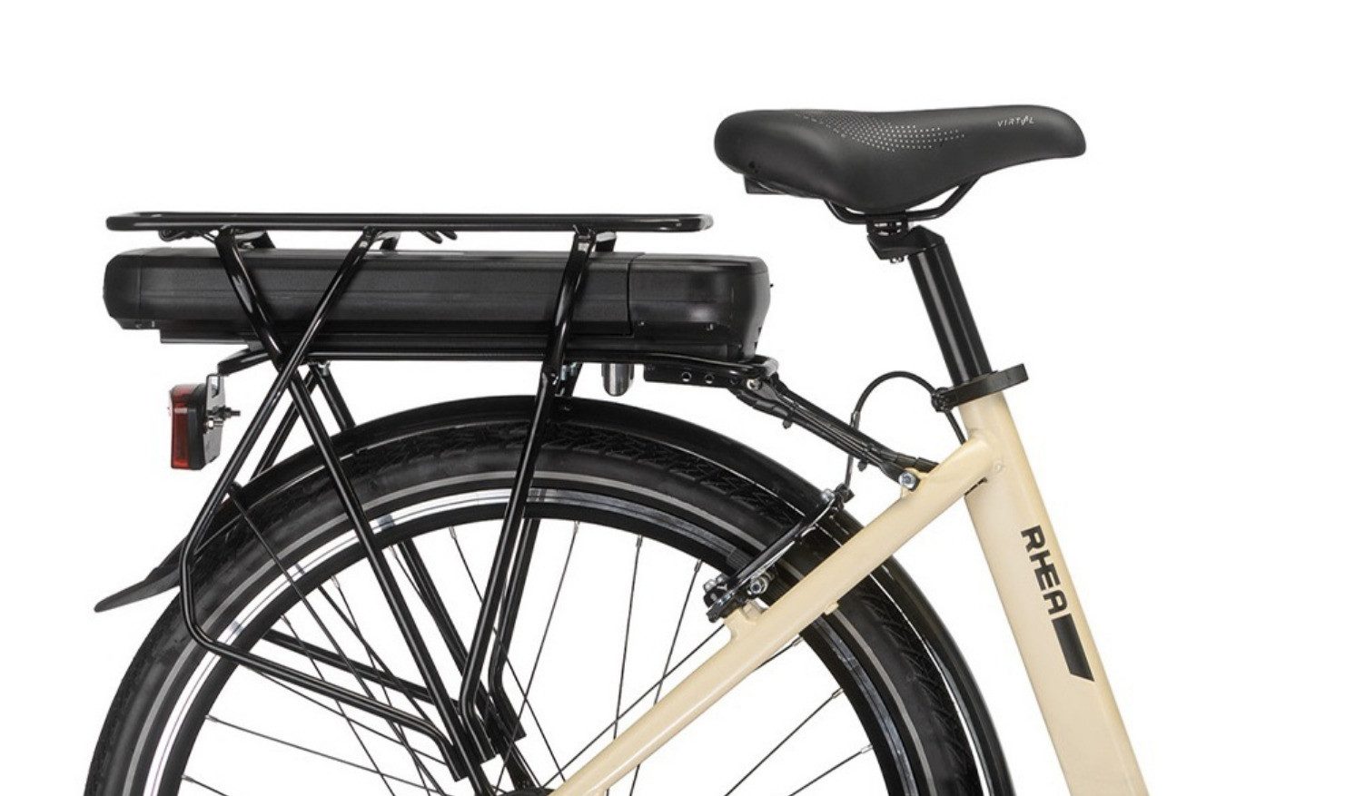 MBM E-Bike, 6 Gang Shimano, Kettenschaltung, Heckmotor, 518 Wh, Elektro-Citybike RHEA 28 Zoll