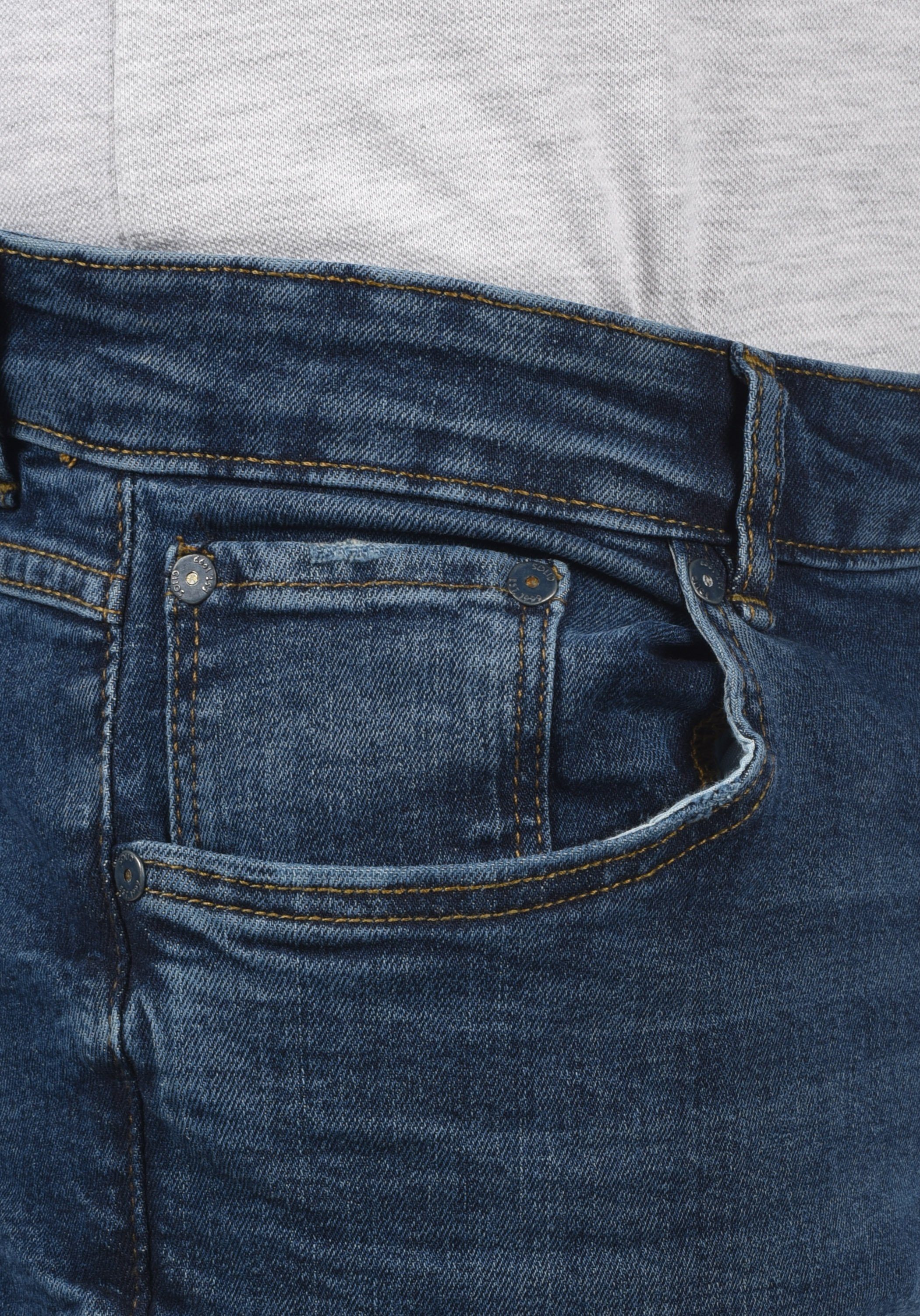 Herren Jeans  Solid 5-Pocket-Jeans SDSlim - 21104049