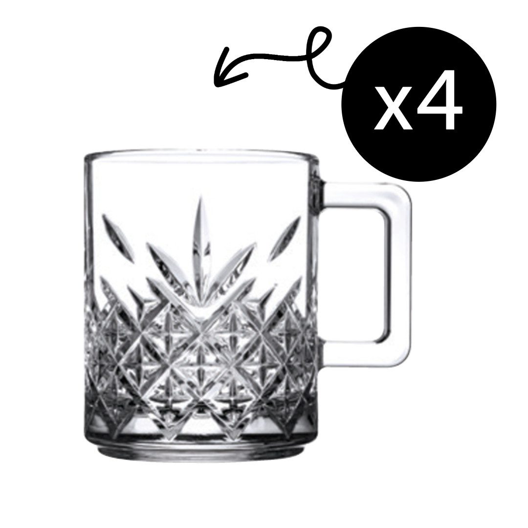 Gläser-Set Timeless Glasbecher mit Henkel