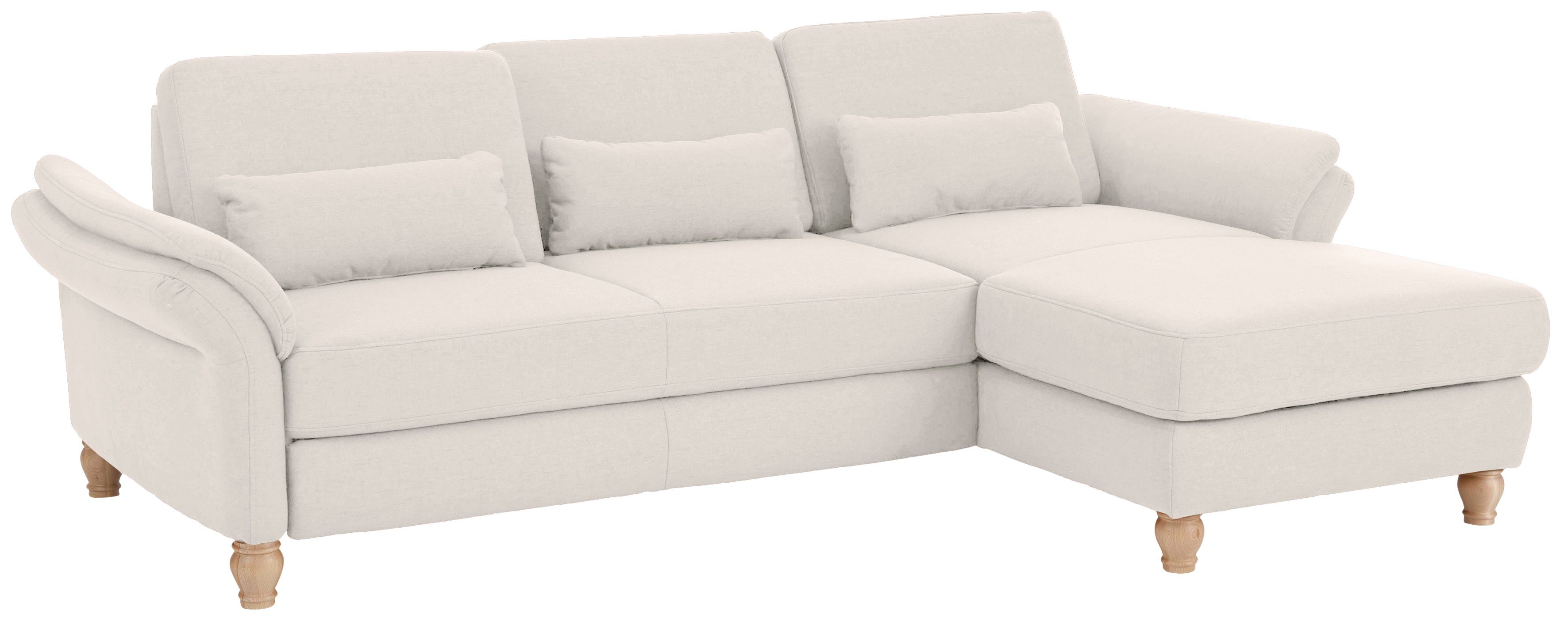 Home affaire Ecksofa Palace L-Form, incl. Sitztiefenverstellung, wahlweise mit Bettfunktion und Stauraum