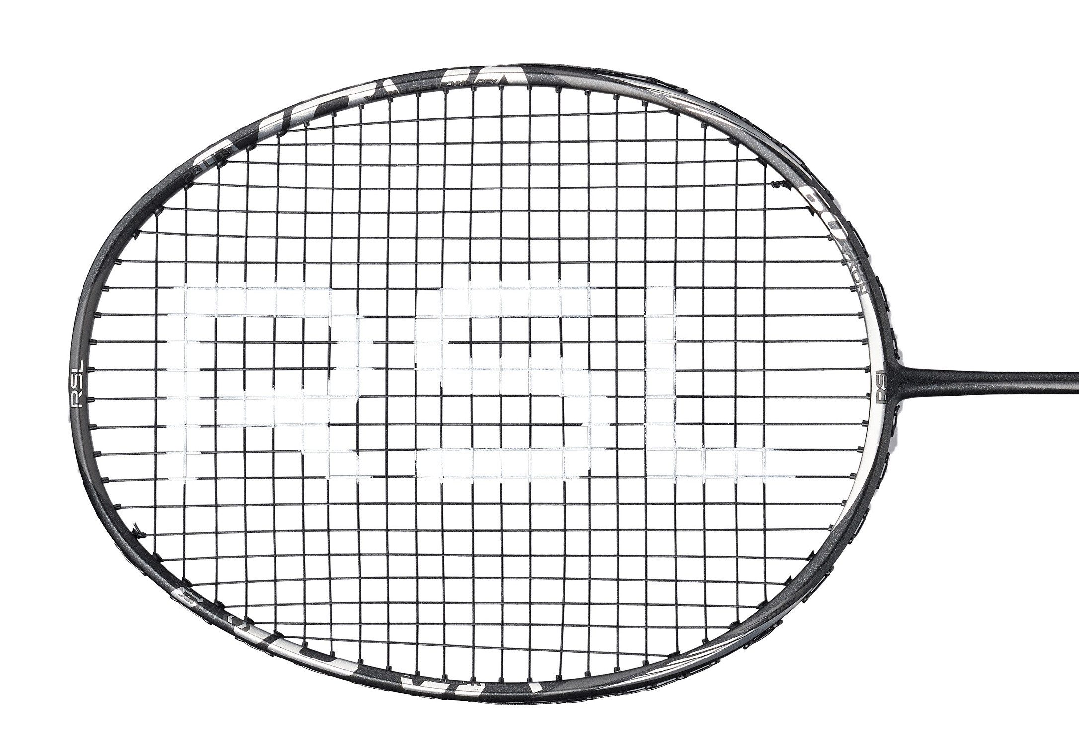 RSL Badmintonschläger Nova 09 (kopflastig, flexibel) silber - besaitet, Gewichtsklasse: 4U/G5
