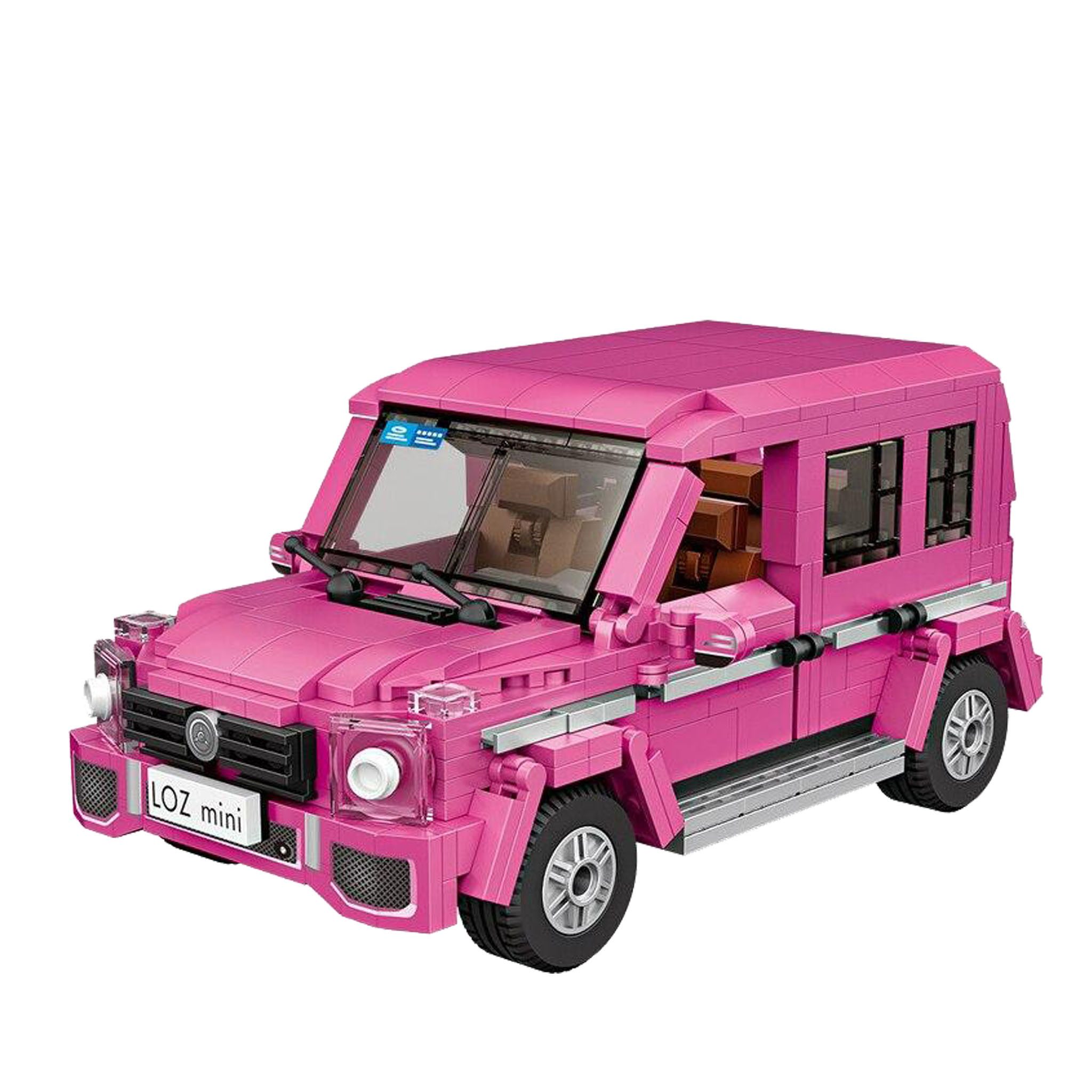 Loz 1129 - Pinker SUV (LOZ) Klemmbausteine Spielbausteine