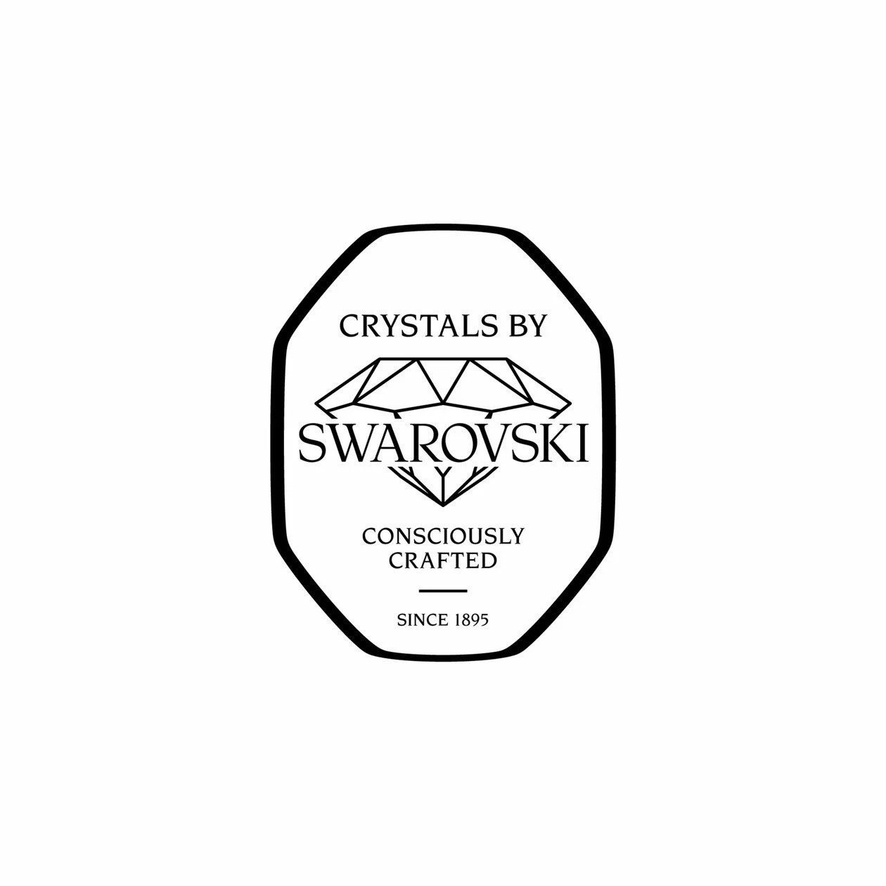 Staub Deckelgriff Knauf mit Kristall von Swarovski aus Edelstahl (Packung, 1-St., 1 Stk), Originaler Swarovski® Kristall Sonderedition und Spülmaschinenfest