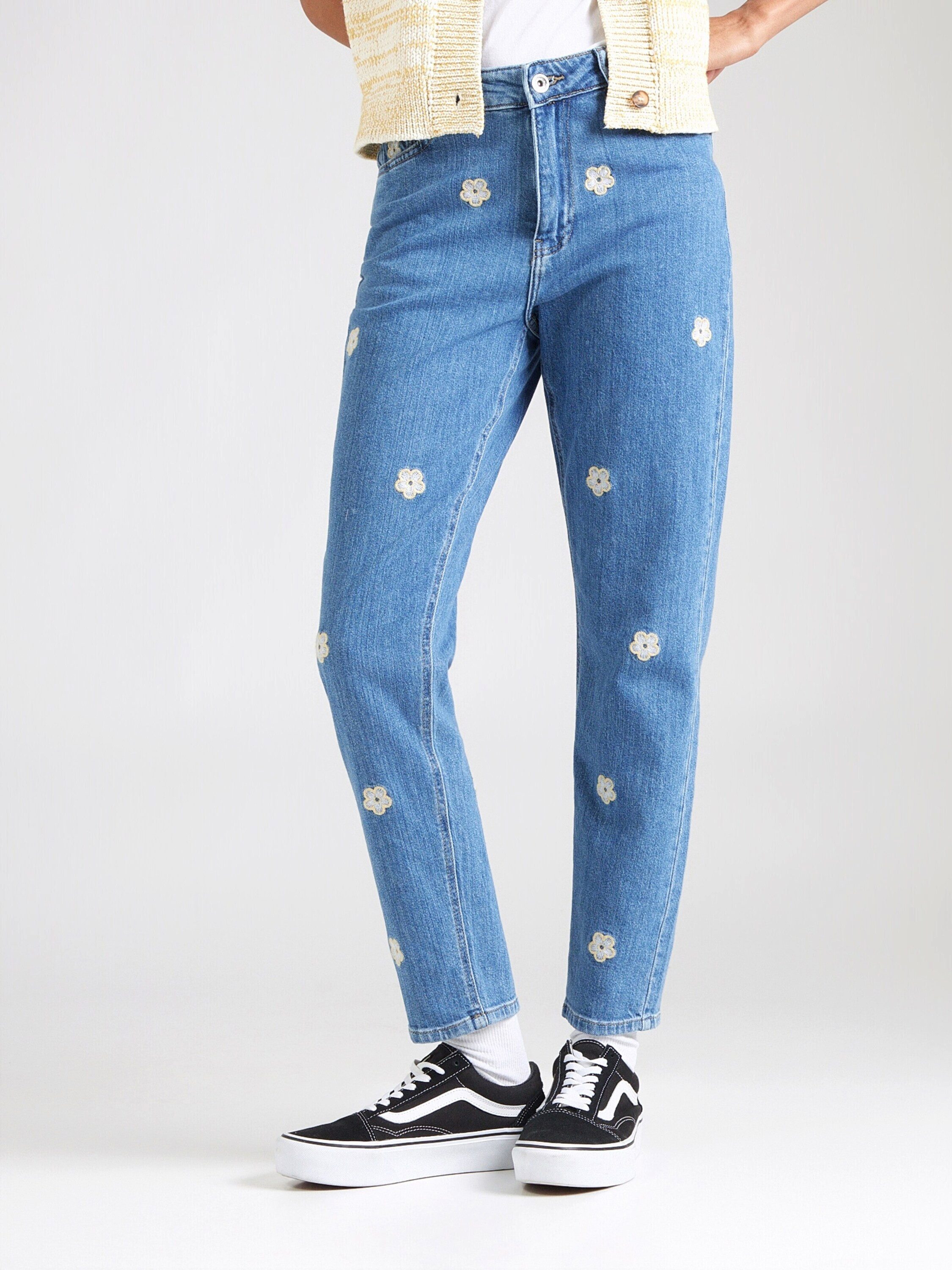 ONLY 7/8-Jeans ONLINC (1-tlg) Stickerei