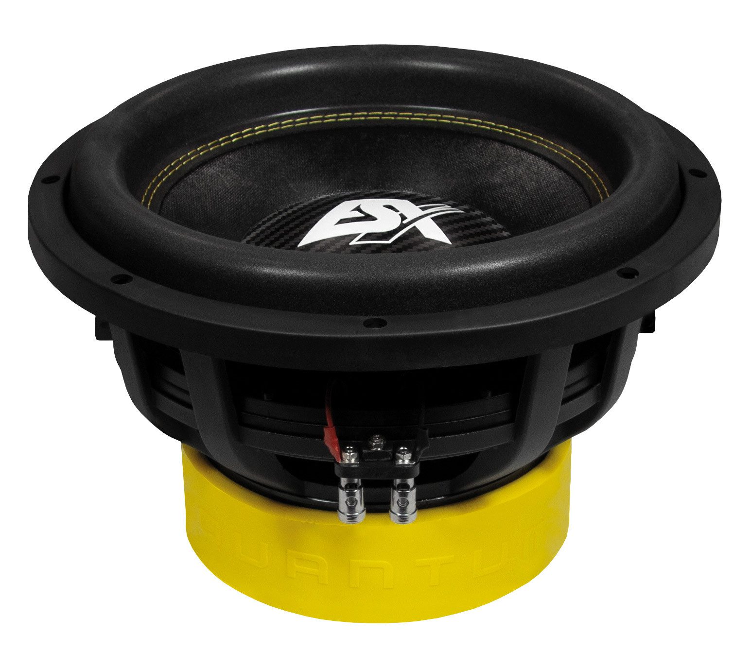 ESX QXE12D2 30 cm Subwoofer mit 2 + 2 Ohm und 1000/2000 Watt RMS/max. Auto-Subwoofer (1000 W, max.: W 30 cm)