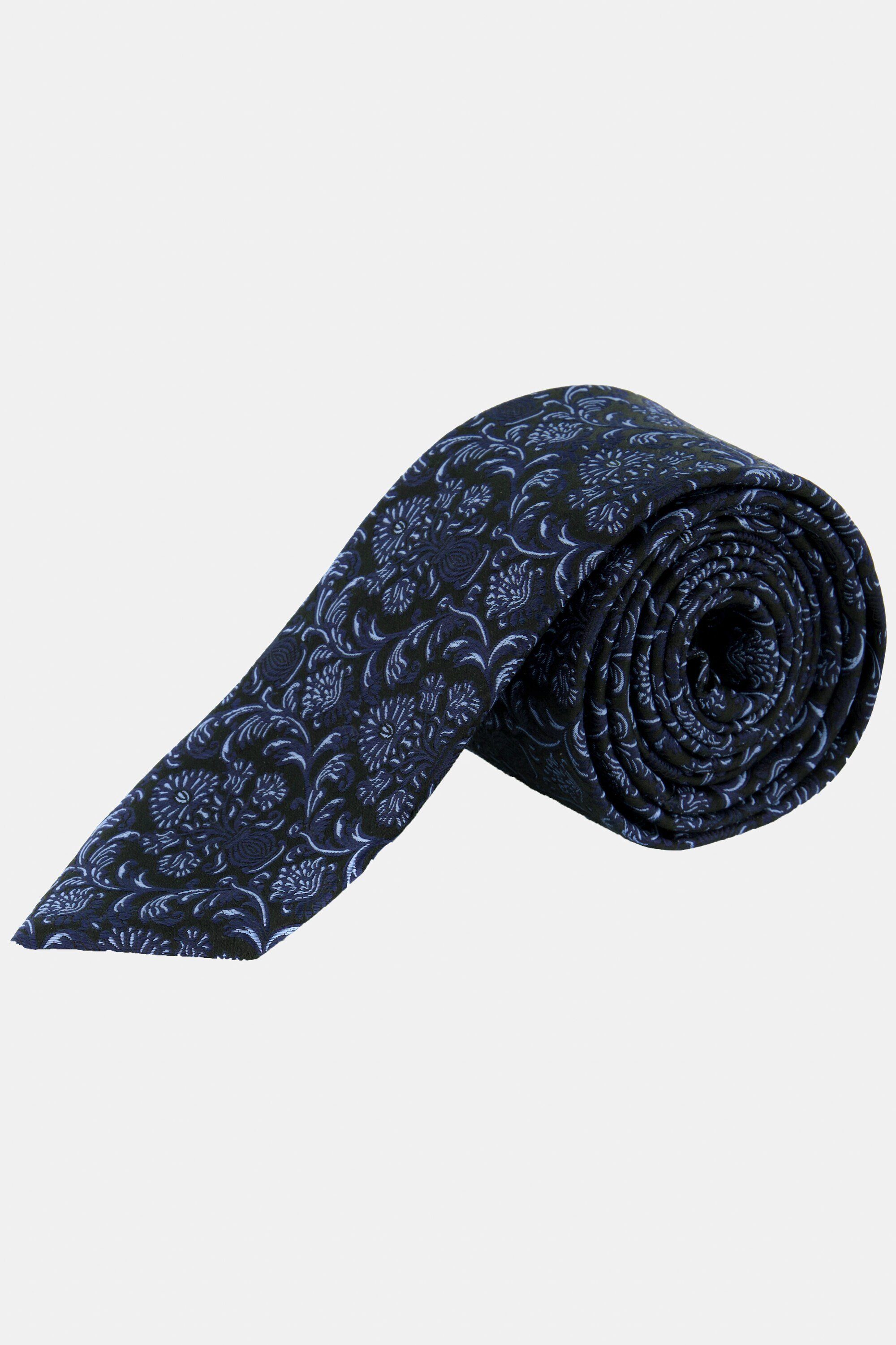 JP1880 Krawatte Seidenkrawatte Blumenmuster cm breit 75