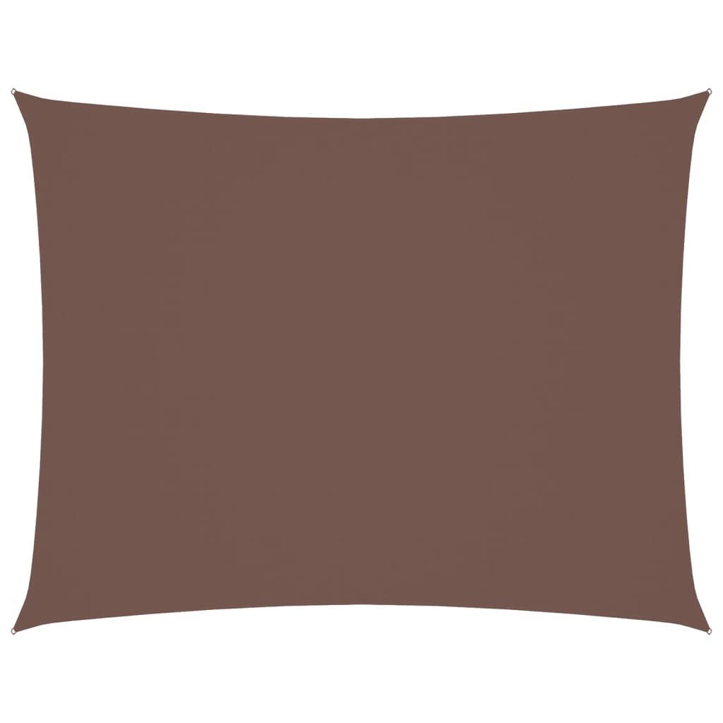 Sonnensegel Sonnensegel Oxford-Gewebe Rechteckig 2,5x3,5 m Braun