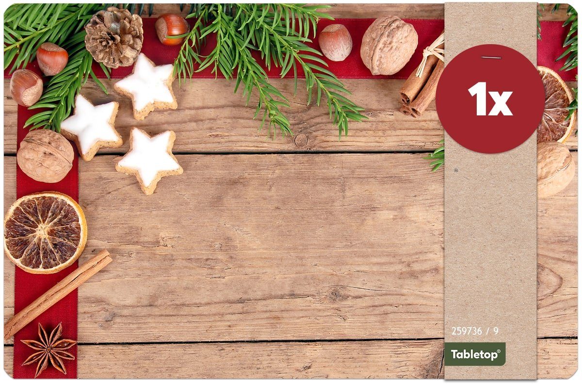 matches21 HOME & HOBBY Platzset Abwaschbares Tischset Weihnachten Gewürze & günstig online kaufen