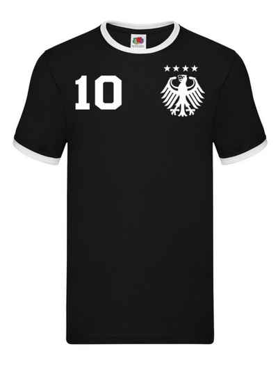 Blondie & Brownie T-Shirt Herren Deutschland Germany Sport Trikot Fußball Meister WM Europa