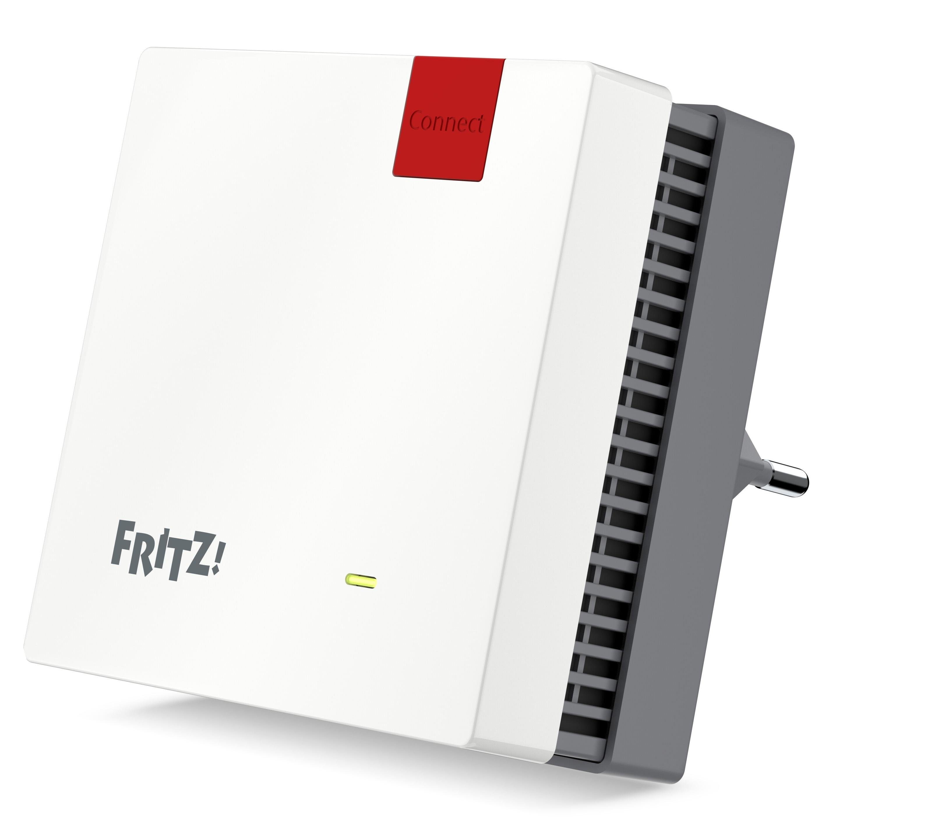 Fritz! FRITZ!Repeater 1200 AX WLAN-Repeater, Ultraschnelles Wi-Fi 6 im gesamten Heimnetz