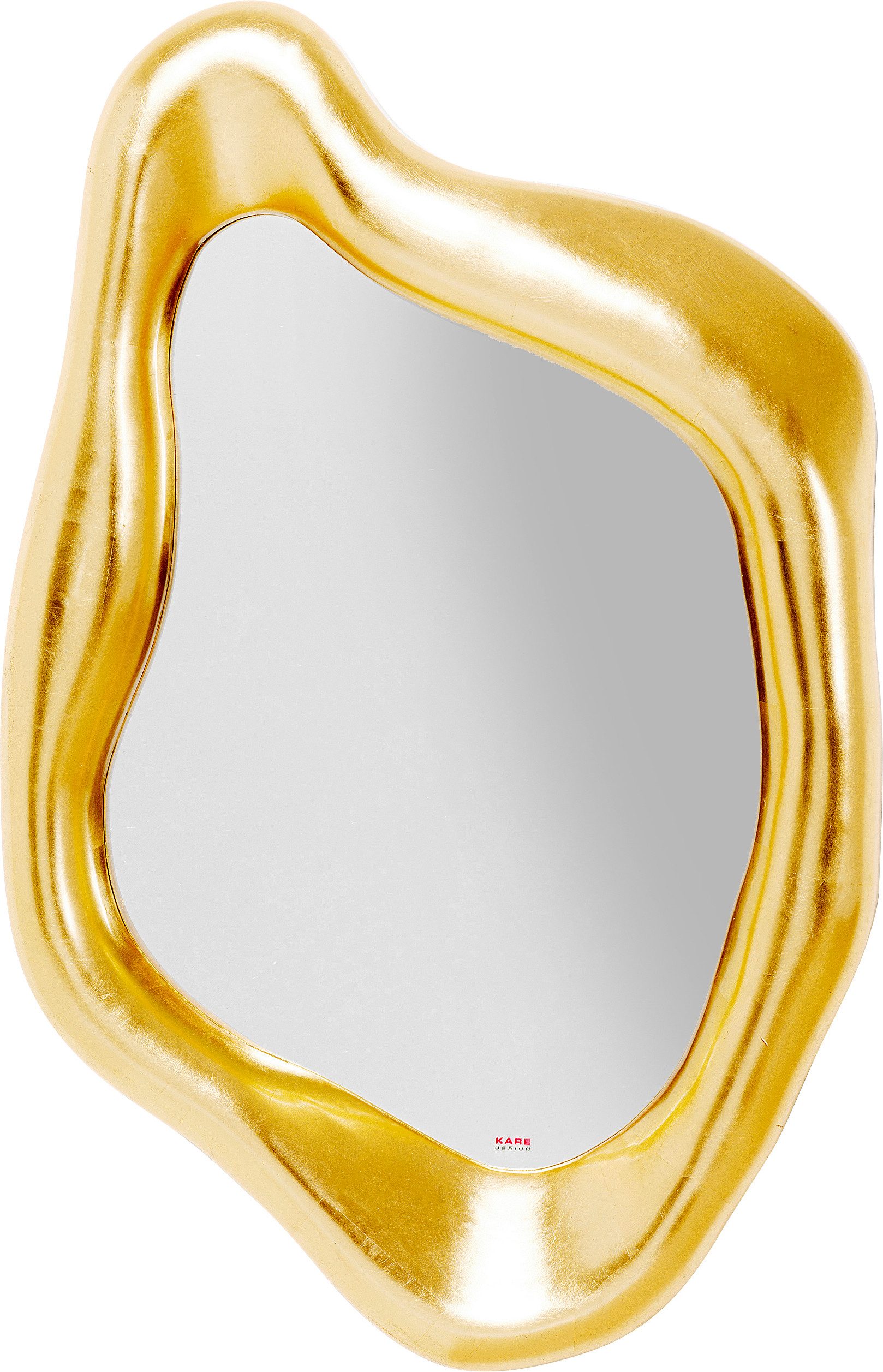 Kare Design Wandspiegel Spiegel Hologram Gold 119x76cm