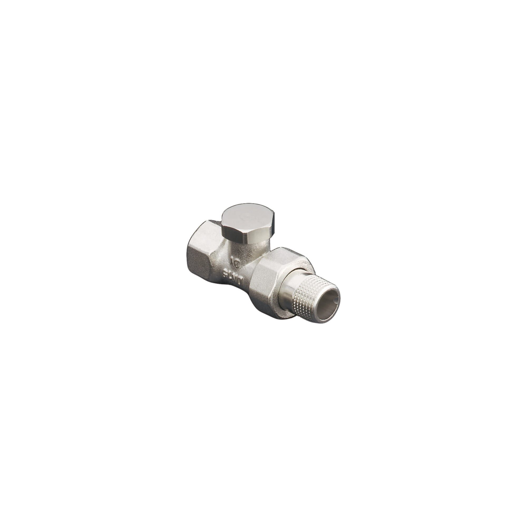 Oventrop Thermostatventil Oventrop Heizkörper-Verschr. Combi 2 DN 15, Durchgang, Messing vernick
