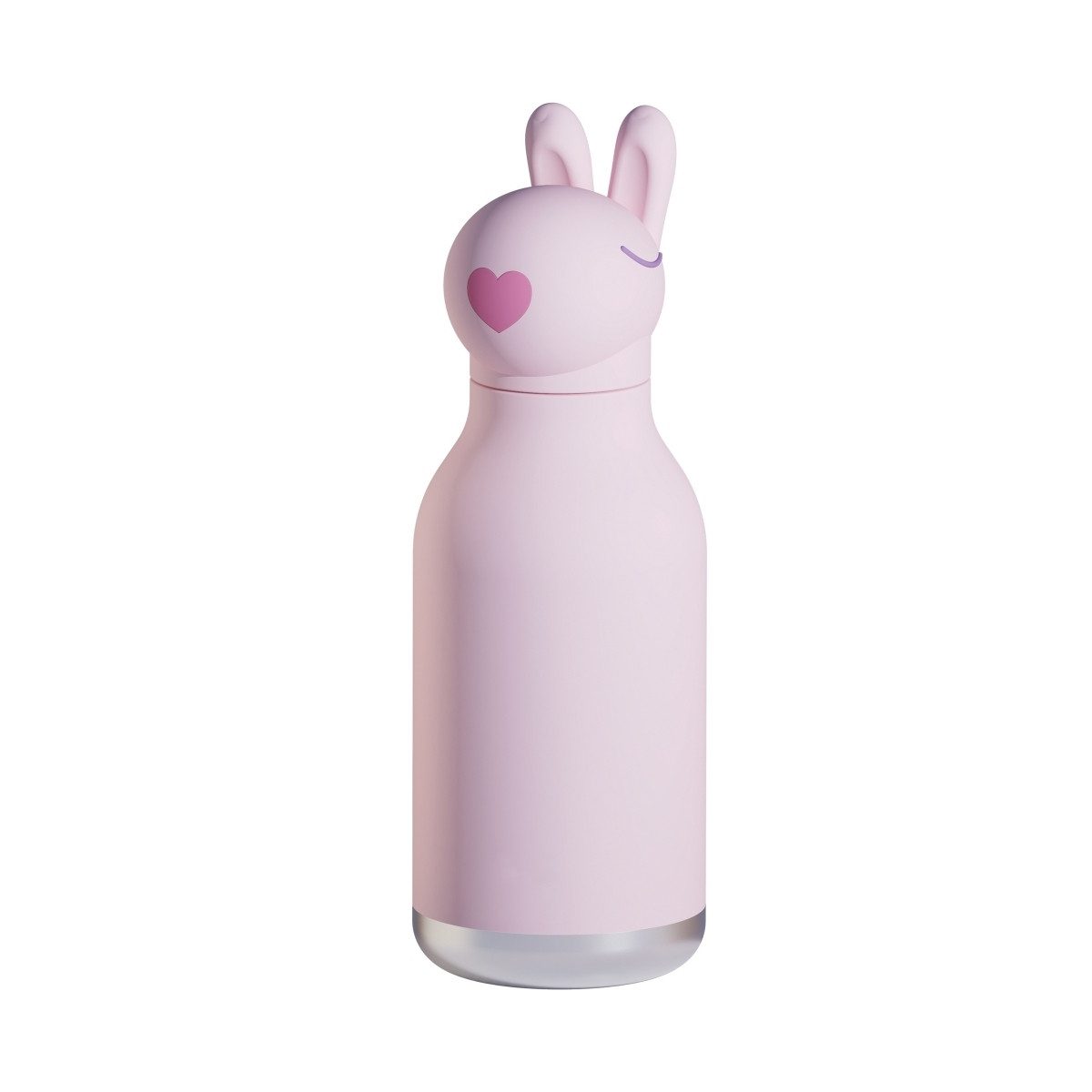 ASOBU Trinkflasche Asobu Bestie Trinkflasche 460 ml, Tier-Design, isoliert, auslaufsicher, 460 ml, Vakuumisolierung, auslaufsicher, Silikon-Trinkhalm, Edelstahl
