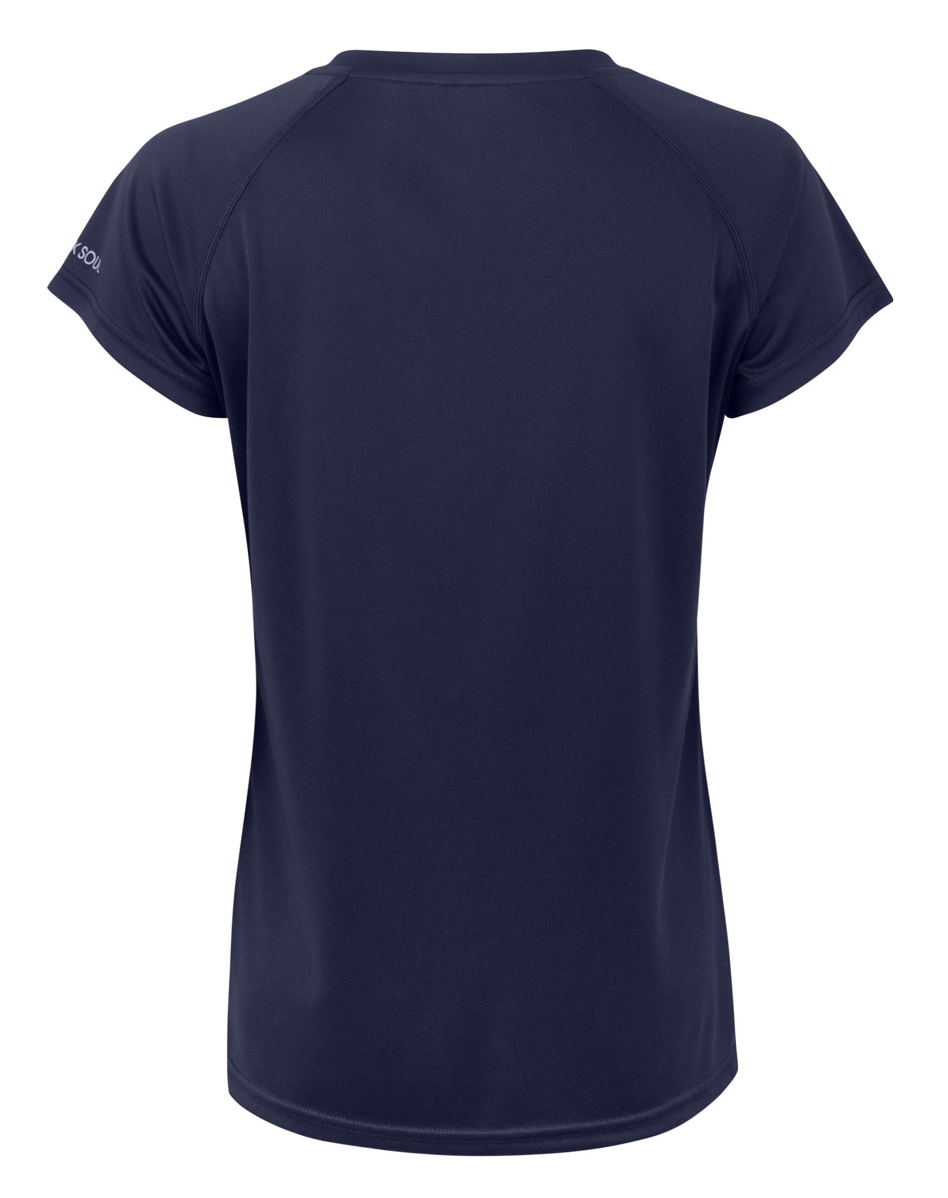 Quick aus Schnelltrocknend Material Sport Marineblau Sporttop - Dry Stark Shirt Soul®
