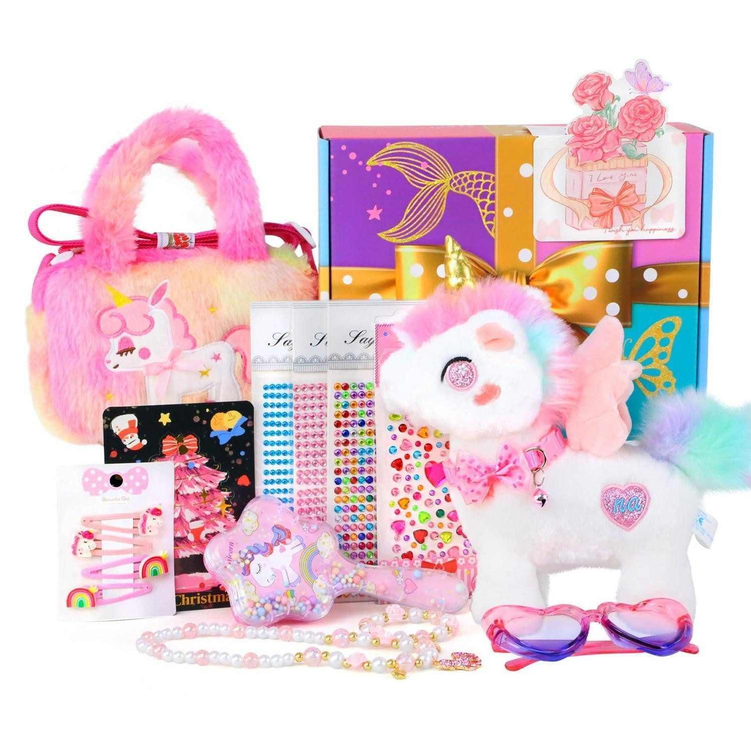 LuxusKollektion Geschenkbox Einhorn Geschenkset Mädchen Verkleiden (1 St)