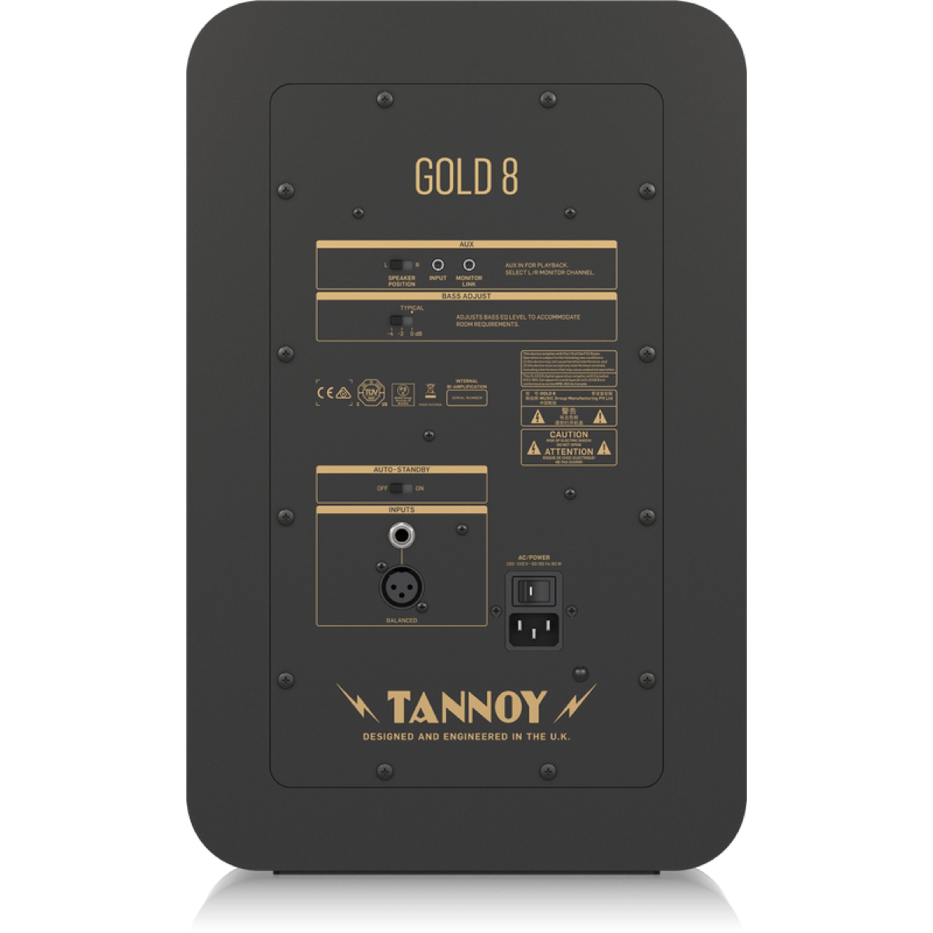 Tannoy Lautsprecher (Gold 8 - Aktiver Studiomonitor)