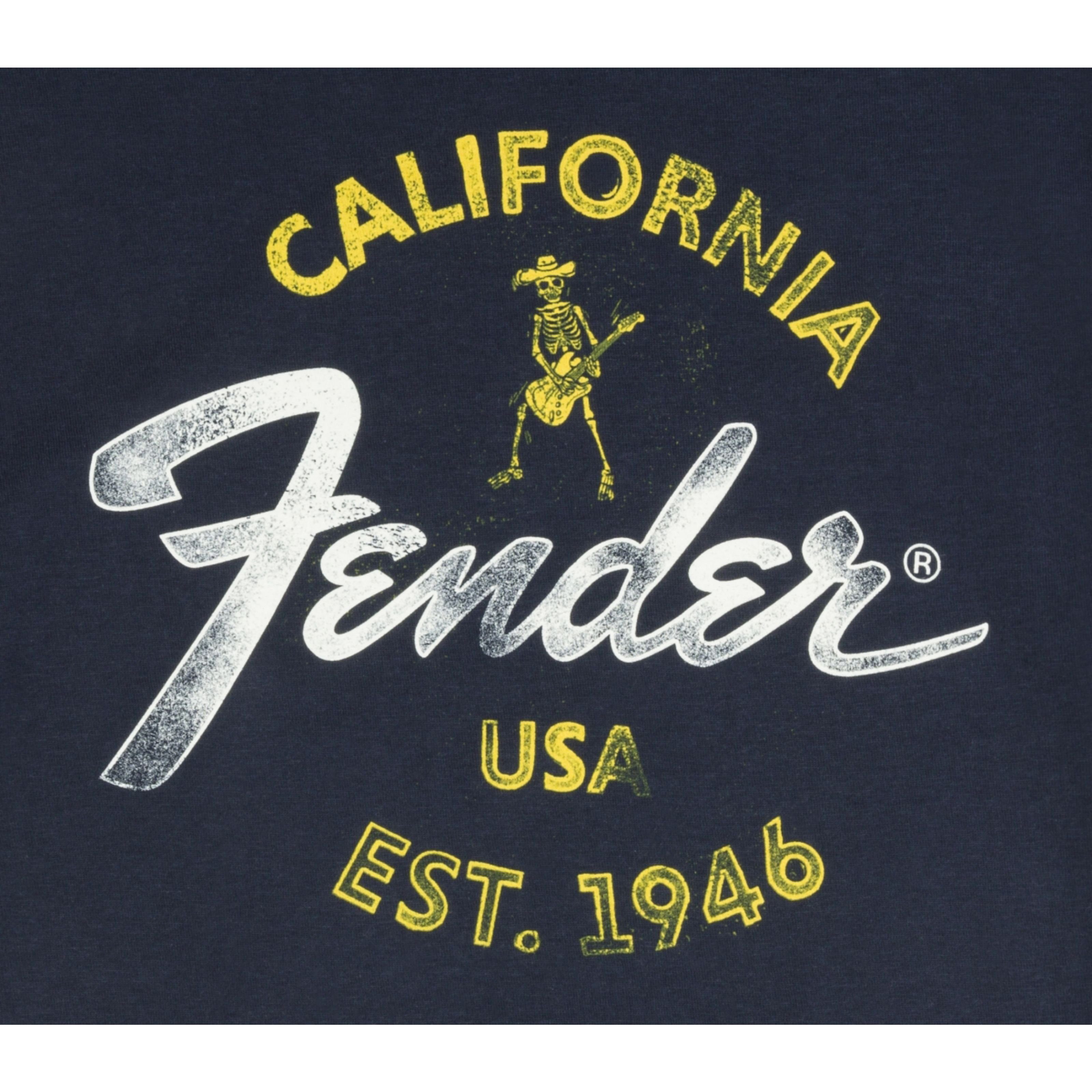 Fender T-Shirt (Textilien, T-Shirts) Baja Blue T-Shirt L - T-Shirt