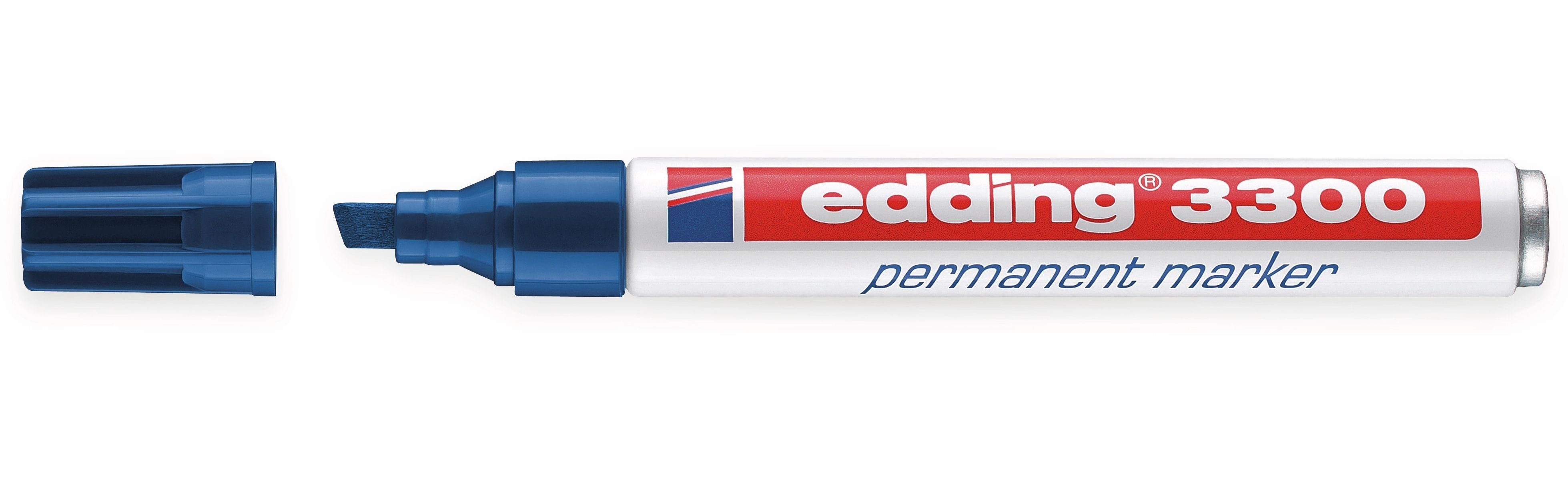 e-3300, edding EDDING Bleistift blau Permanent-Marker
