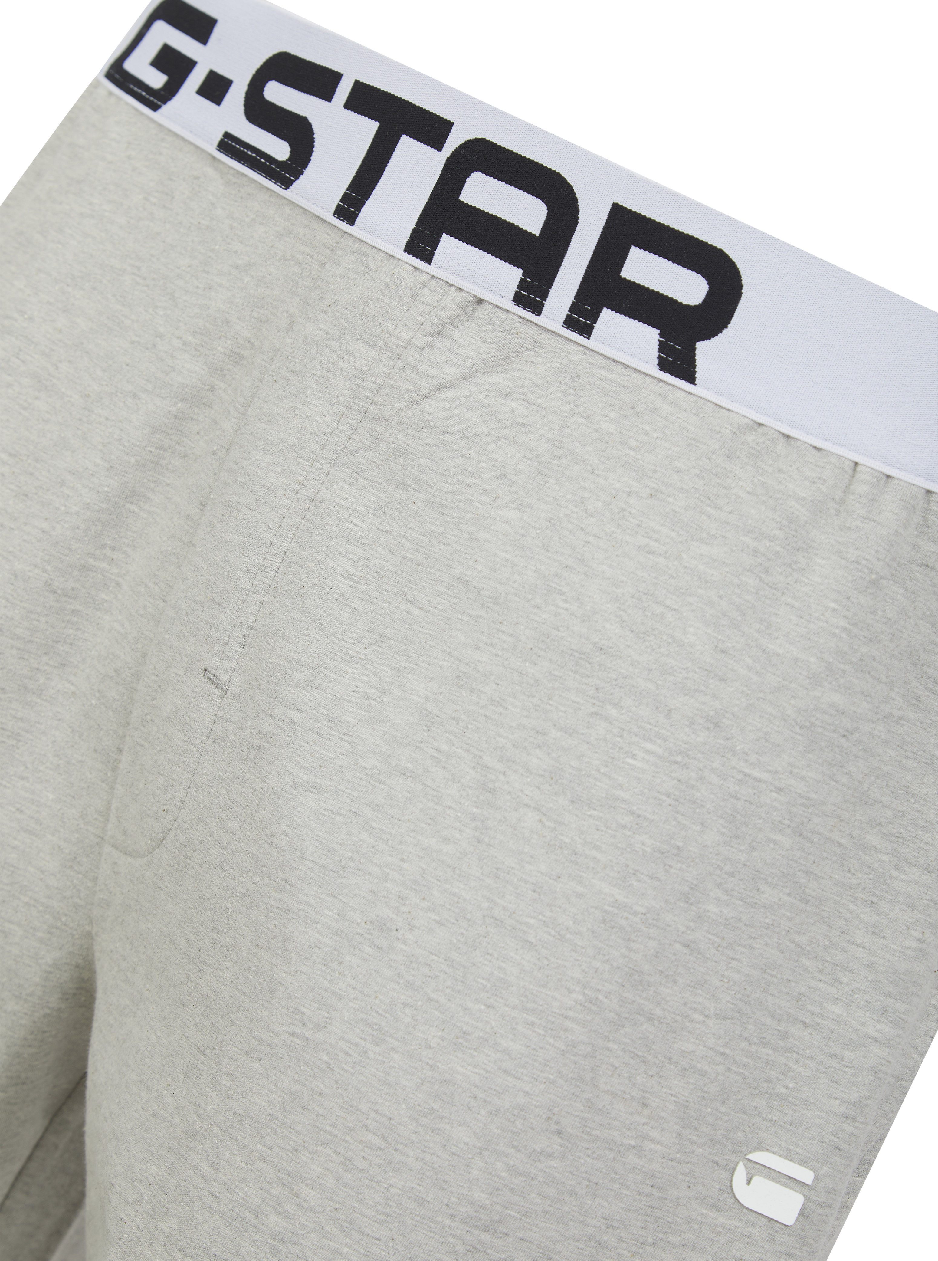 G-STAR Pyjama STONE, LONG SLEEVE T-SHIRT & CUFFED PANTS SLEEP SET (Set, 2 tlg) in elastischer Baumwoll-Qualität, Regular Fit