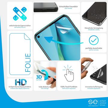 smart engineered 2x se® 3D Schutzfolie Huawei P40 Lite 4G, Displayschutzfolie, 2 Stück