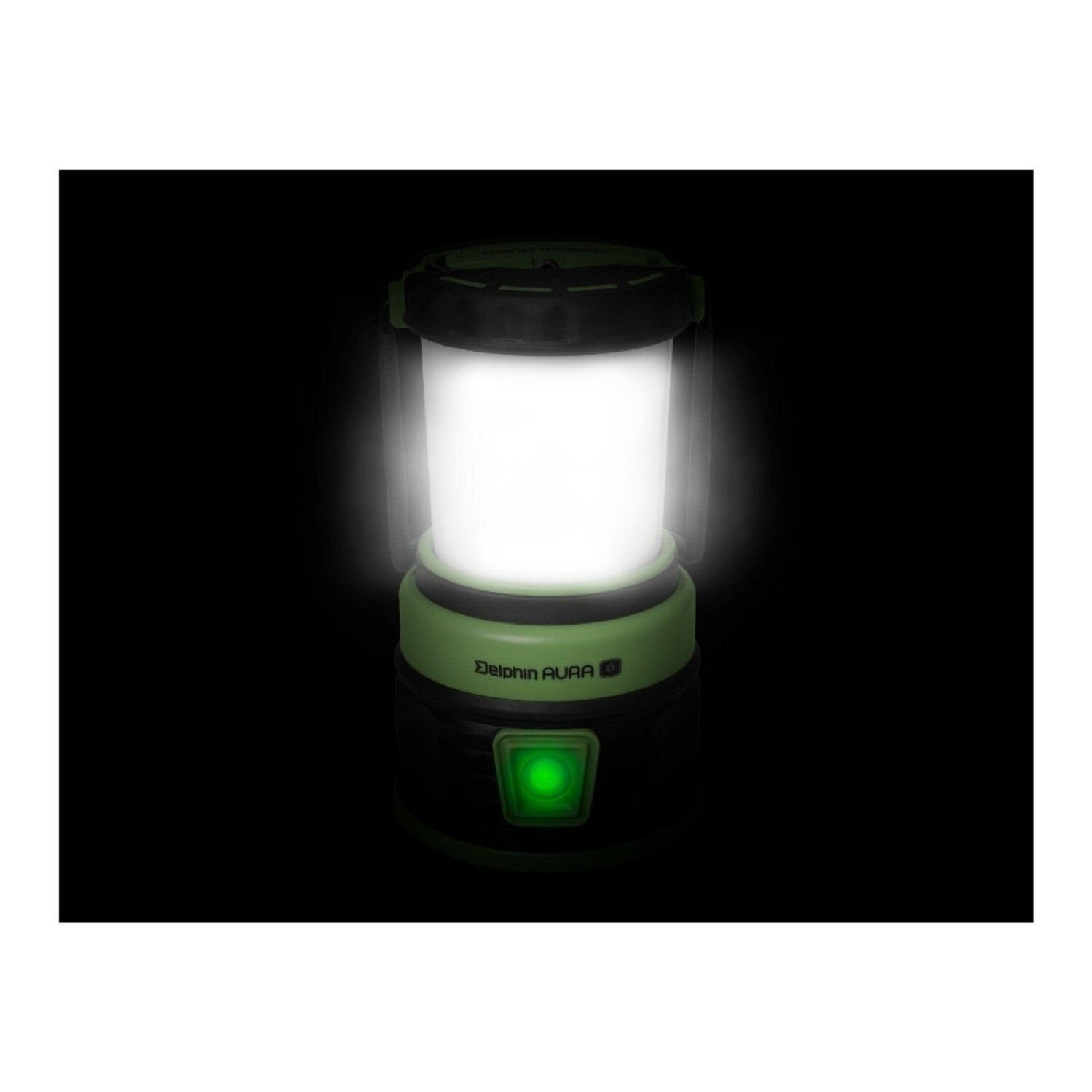 LED zum AURA + Campingleuchte Tageslichtweiß, können verwenden fest Ihres LED Rot/Weißlicht USB Delphin.sk Laterne Mobiltelefons integriert, Aufladen Rotlicht, Power-Bank-Funktion, LED Powerbank, Laterne Lampe