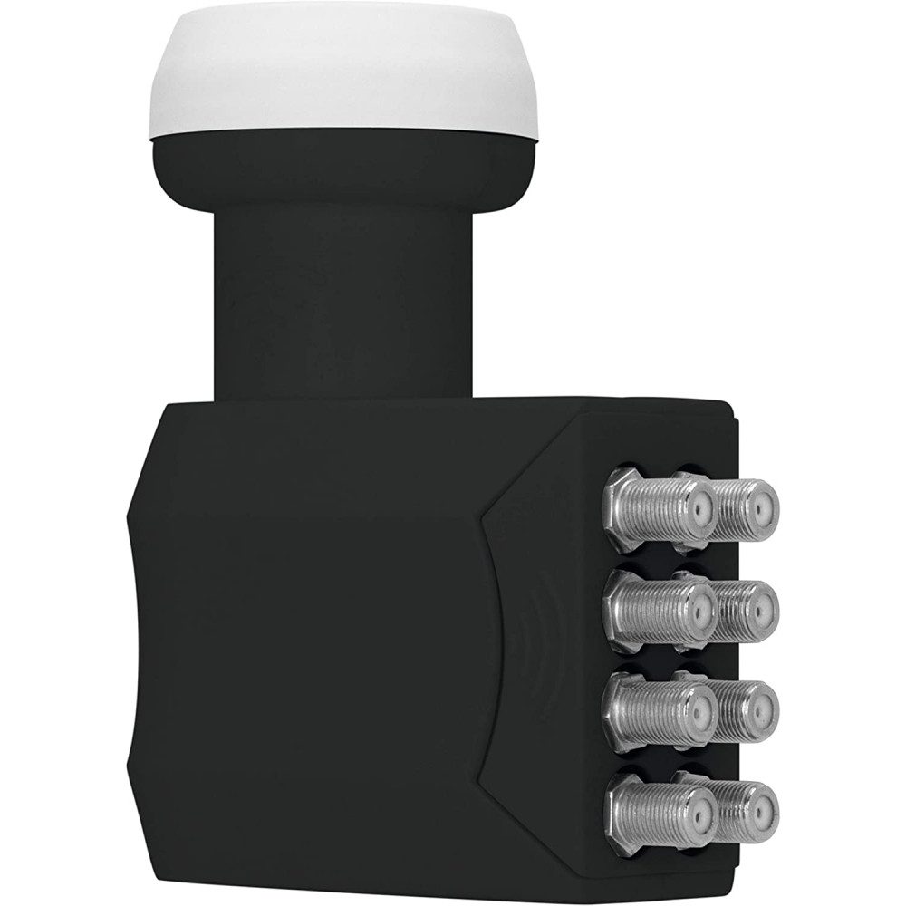 TechniSat Technisat Octo-LNB Schwarz für Satellitenempfang. Universal-Octo-LNB (Hohe Verstärkung von 65 dB)