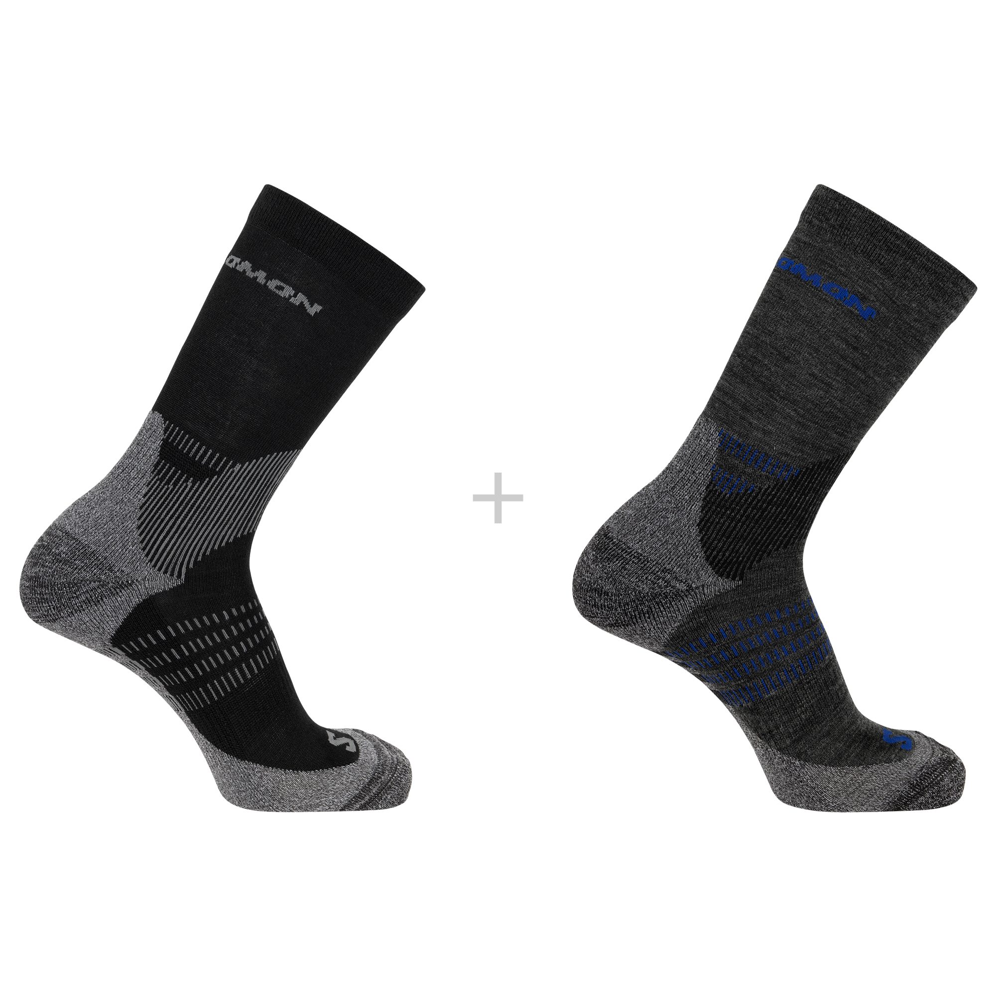 Salomon Sportsocken X ULTRA ACCESS CREW 2-PACK im 2er-Pack, für sportliche Aktivitäten, in den Größen S bis XL – Bild 4 von 4