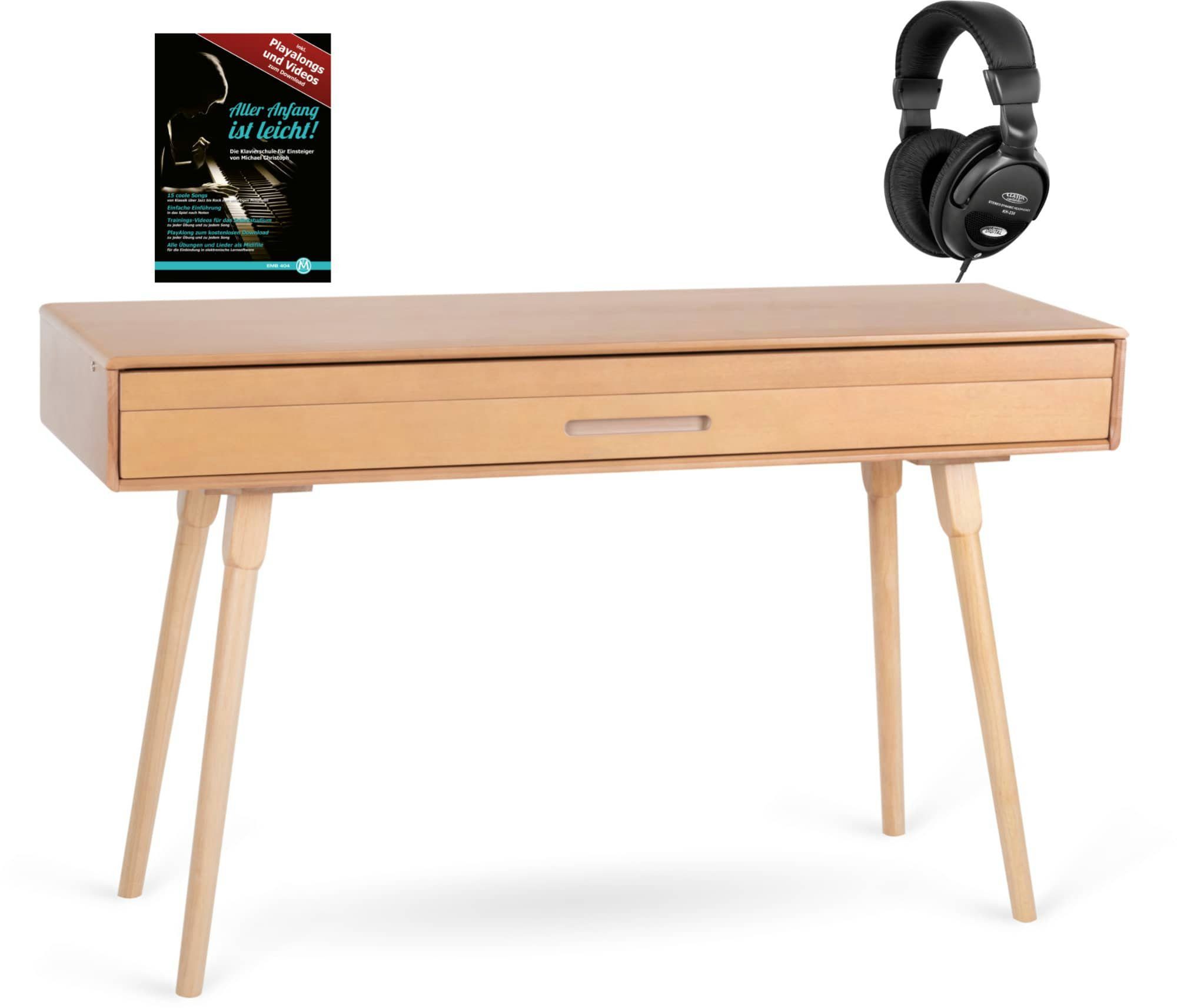 Digitalpiano DP-730 mit Echtholz-Furnier Set