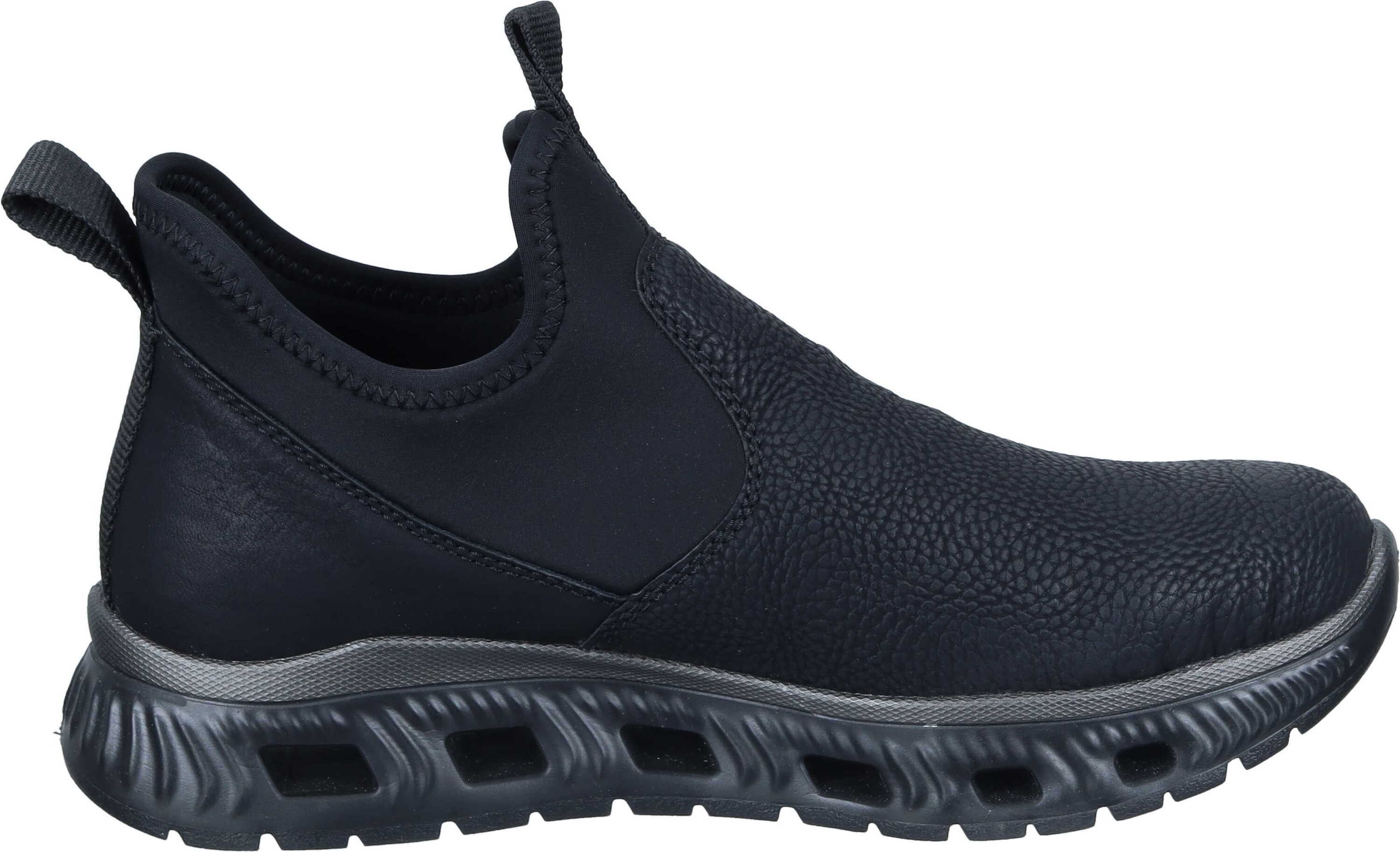 Rieker Slipper Schlupfstiefel aus Textil