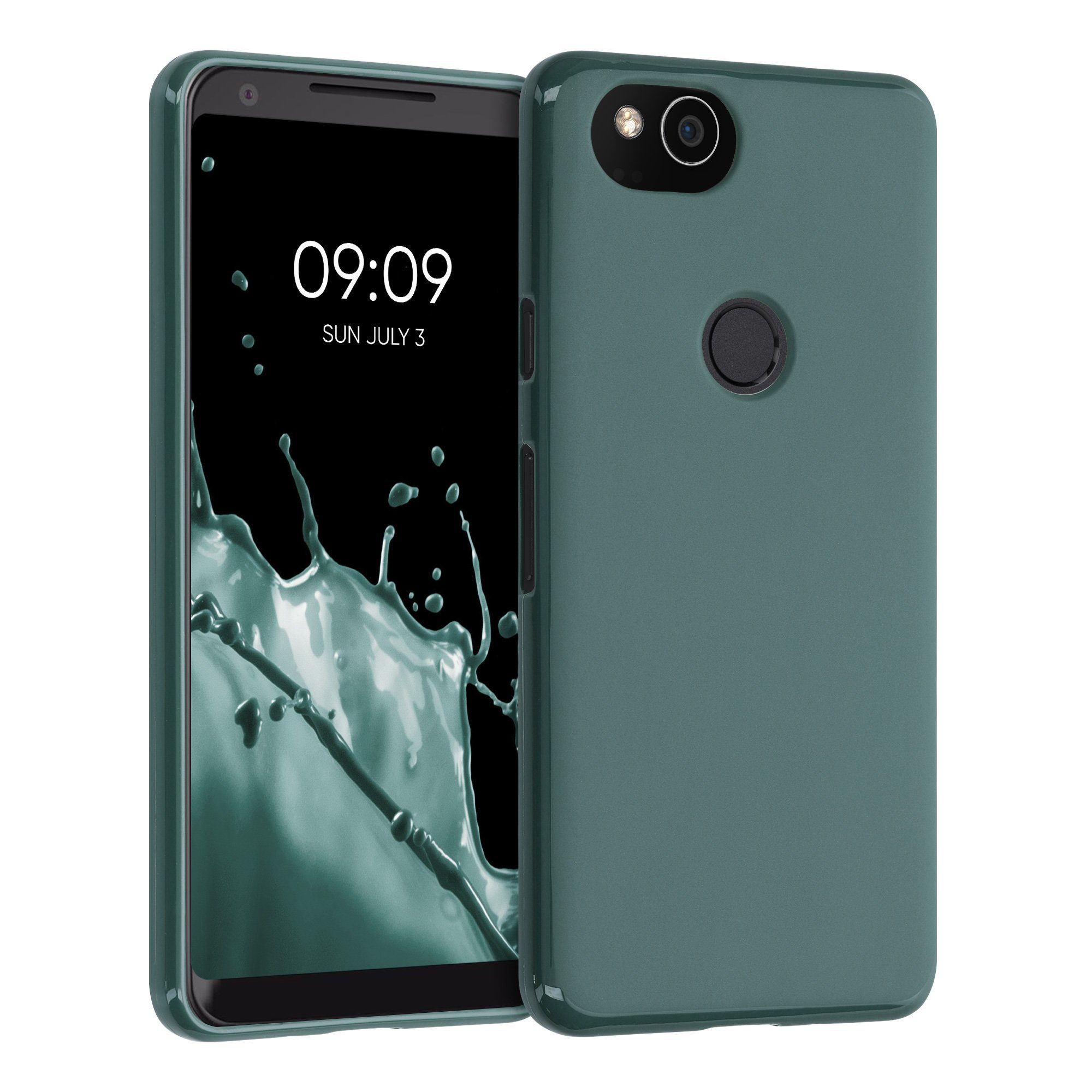 kwmobile Handyhülle Hülle für Google Pixel 2, Hülle Silikon - Soft Handyhülle - Handy Case Cover