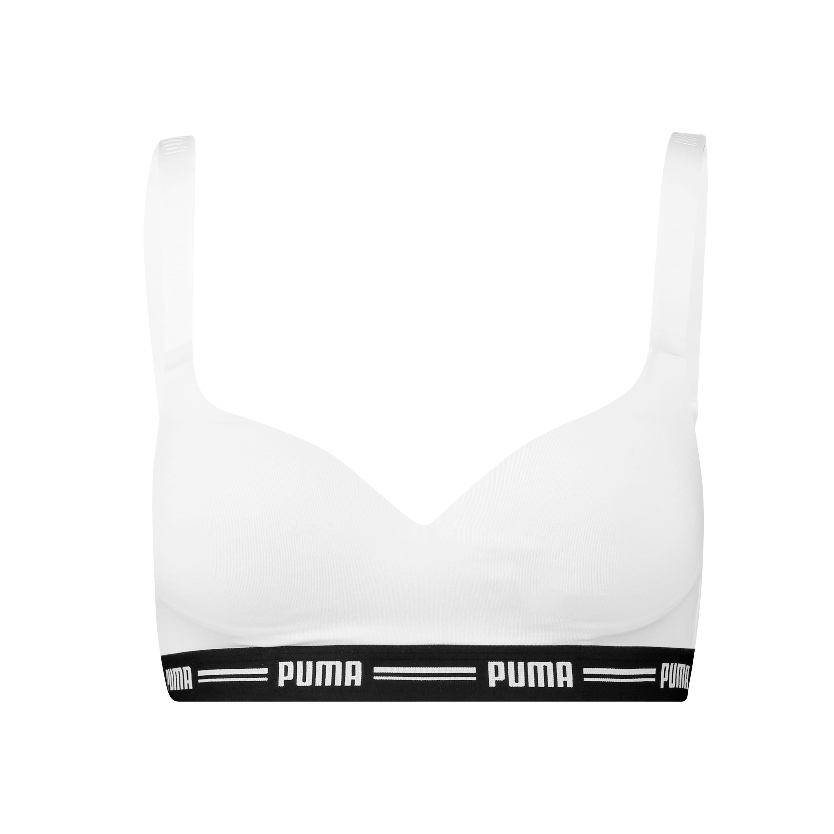 PUMA Bügelloser BH PUMA WOMEN PADDED TOP 1P HANG mit leicht gepaddeten Cups