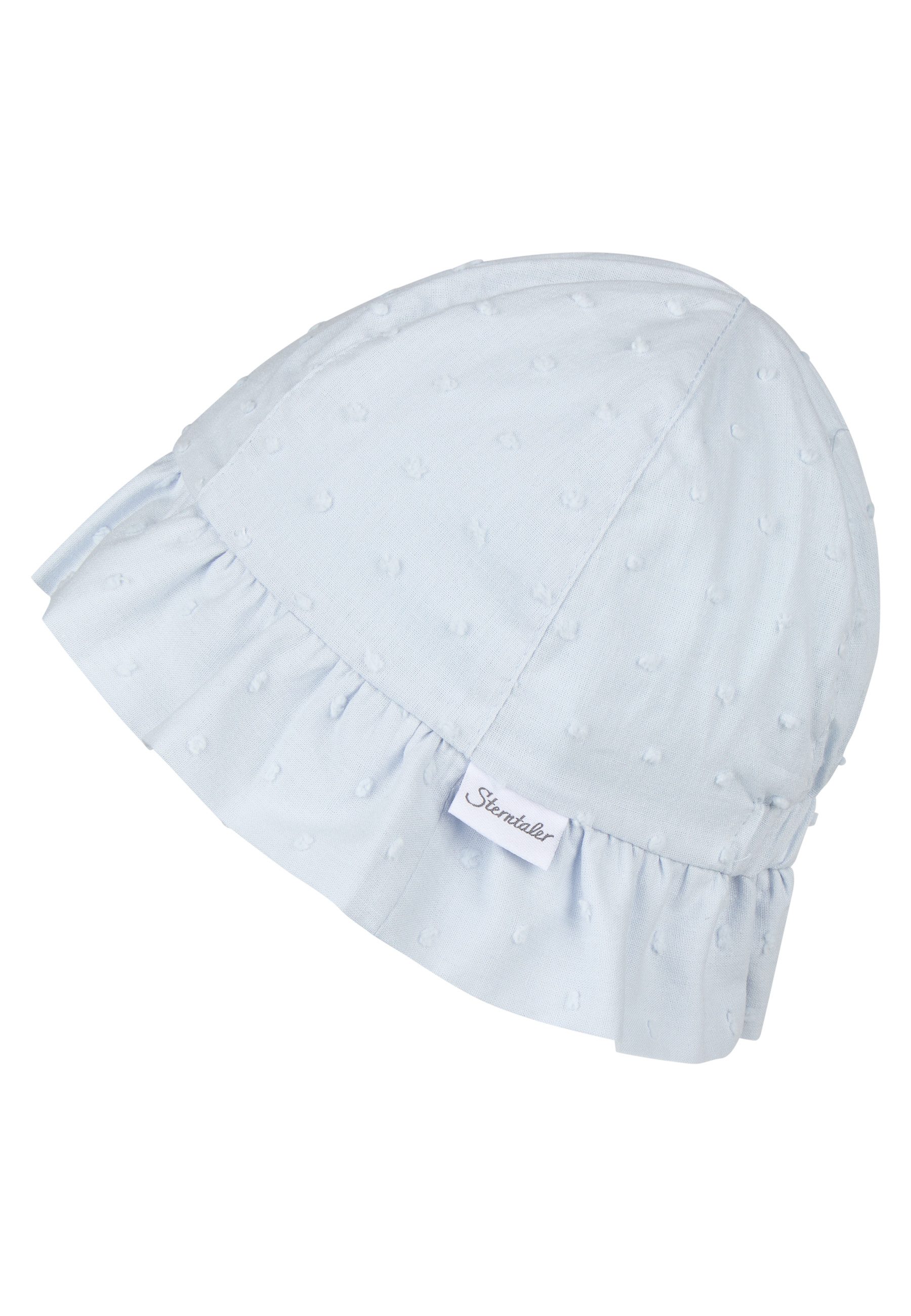 Sterntaler® Sonnenhut Hut 3D Punkte (1-St) Hut aus Baumwolle mit 3D-Punkten, Gummizug & Bio-Batistfutter