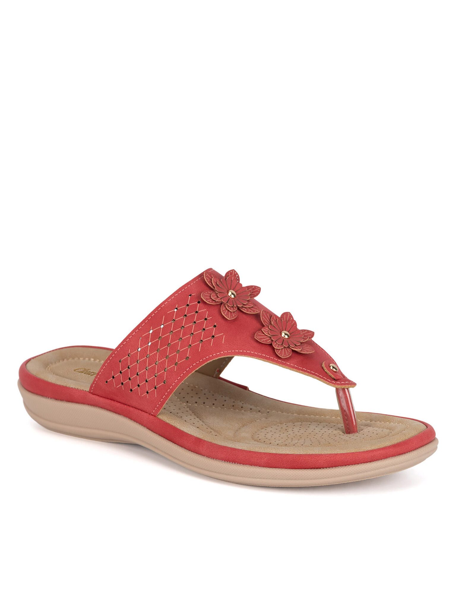 Clara Barson Pantoletten WYL0510-26 Rot Zehentrenner günstig online kaufen