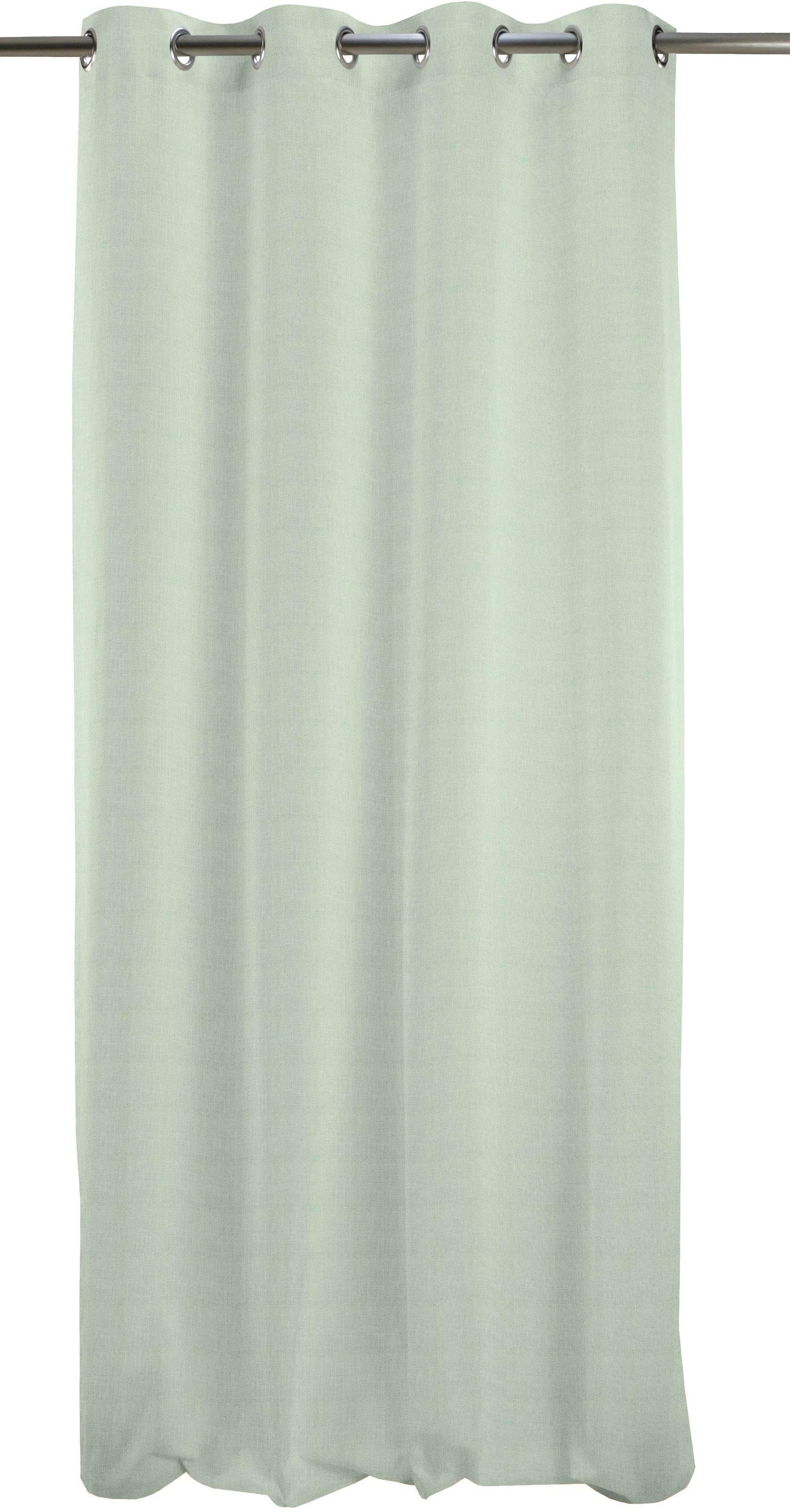 APELT Gardine Arizona (1 St), Ösen, blickdicht, Jacquard, HxB: 245x135, Arizona, Ösenschal mit Metallösen