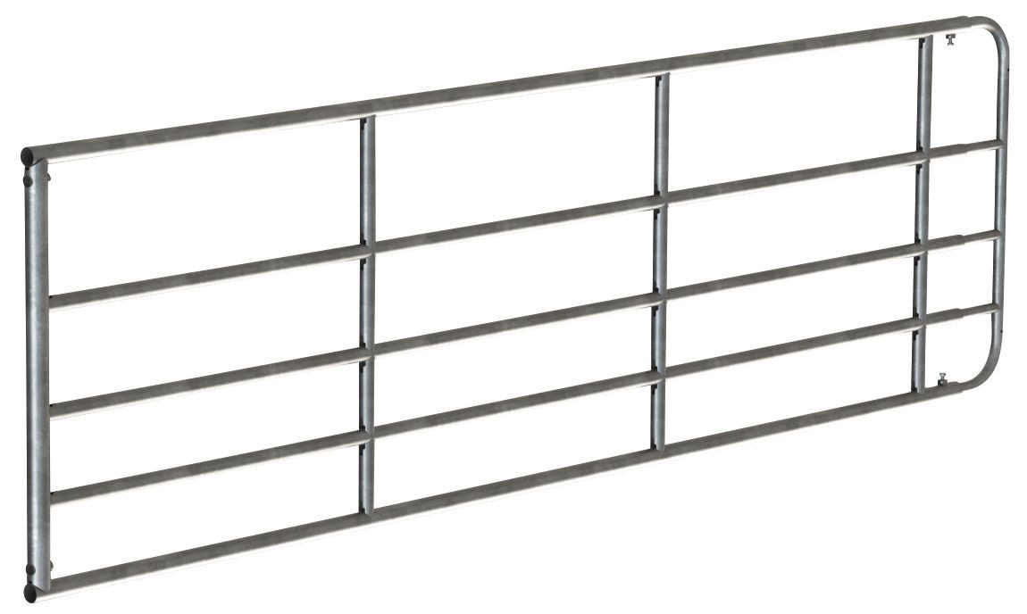 Kerbl Weidenzaun Verstellb. Weidetor, 90cm 3-4m verzinkt