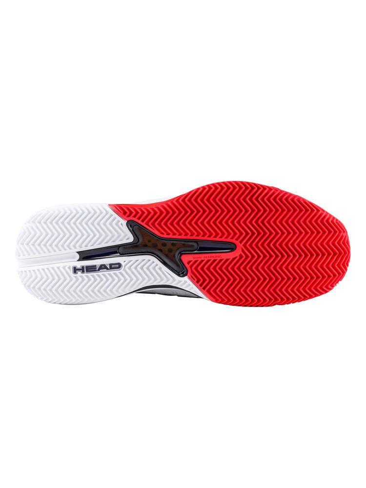 Head Revolt Pro 5.0 Clay/Sandplatz 2026 weiss/navyblau/rot Herren Tennisschuh