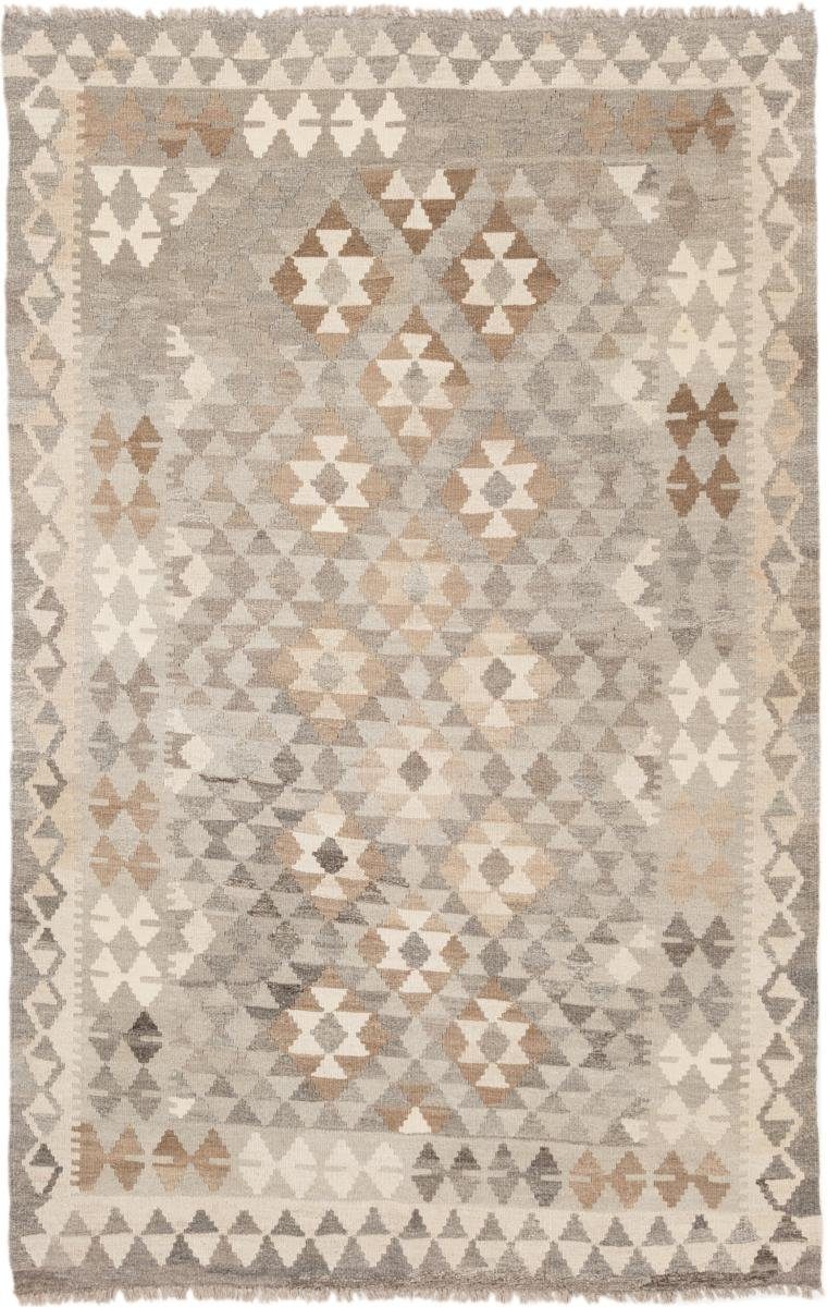 Heritage Afghan Orientteppich Nain Trading, Höhe: Moderner Kelim mm Orientteppich, 124x197 rechteckig, 3 Handgewebter