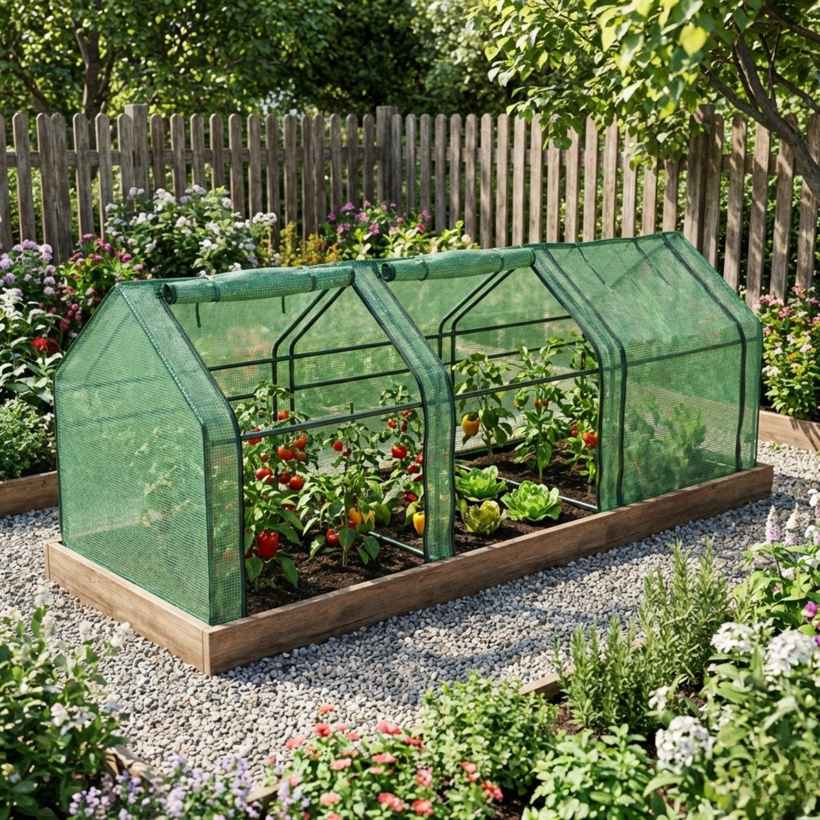 EDENIA Foliengewächshaus Folien Gewächshaus 270 x 90 x 90 cm
