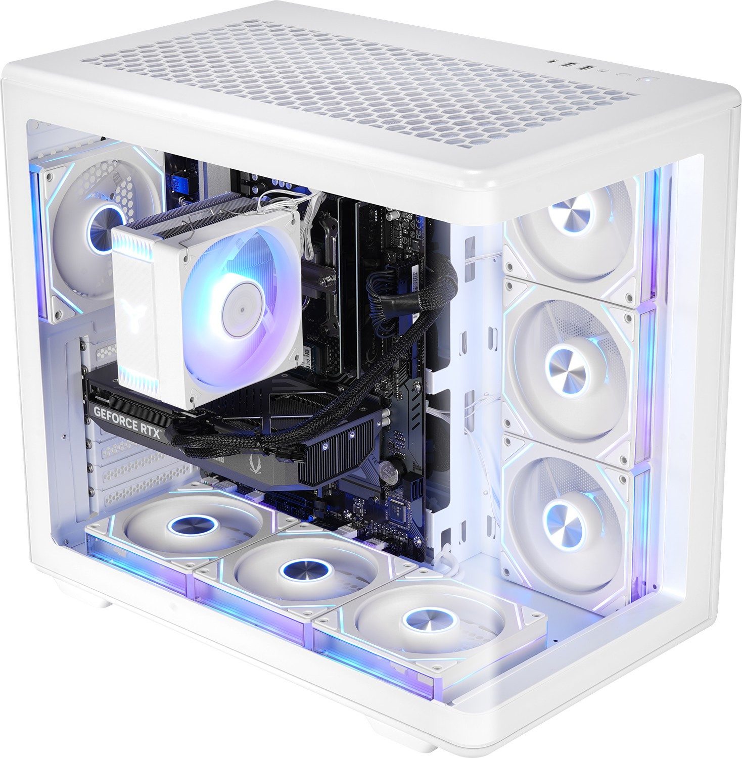 Kiebel Panorama Curve V Gaming-PC (AMD Ryzen 7 AMD Ryzen 7 5800X, RTX 5060 Ti, 32 GB RAM, 1000 GB SSD, Luftkühlung, WLAN, ARGB-Beleuchtung)