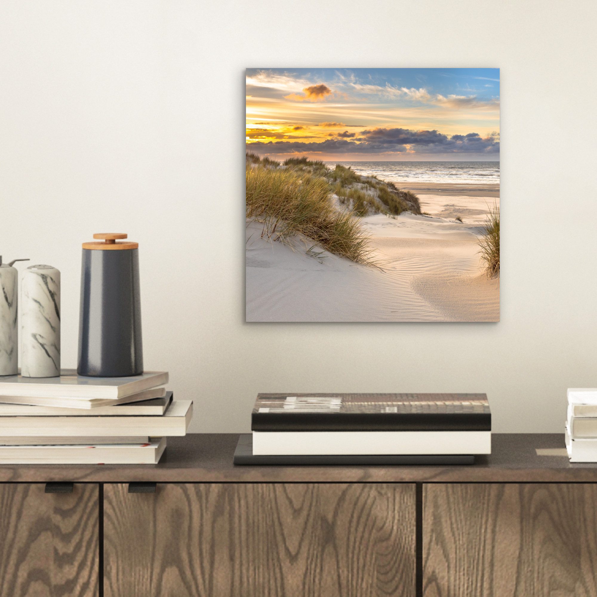 MuchoWow Metallbild Strand - Düne - günstig online kaufen