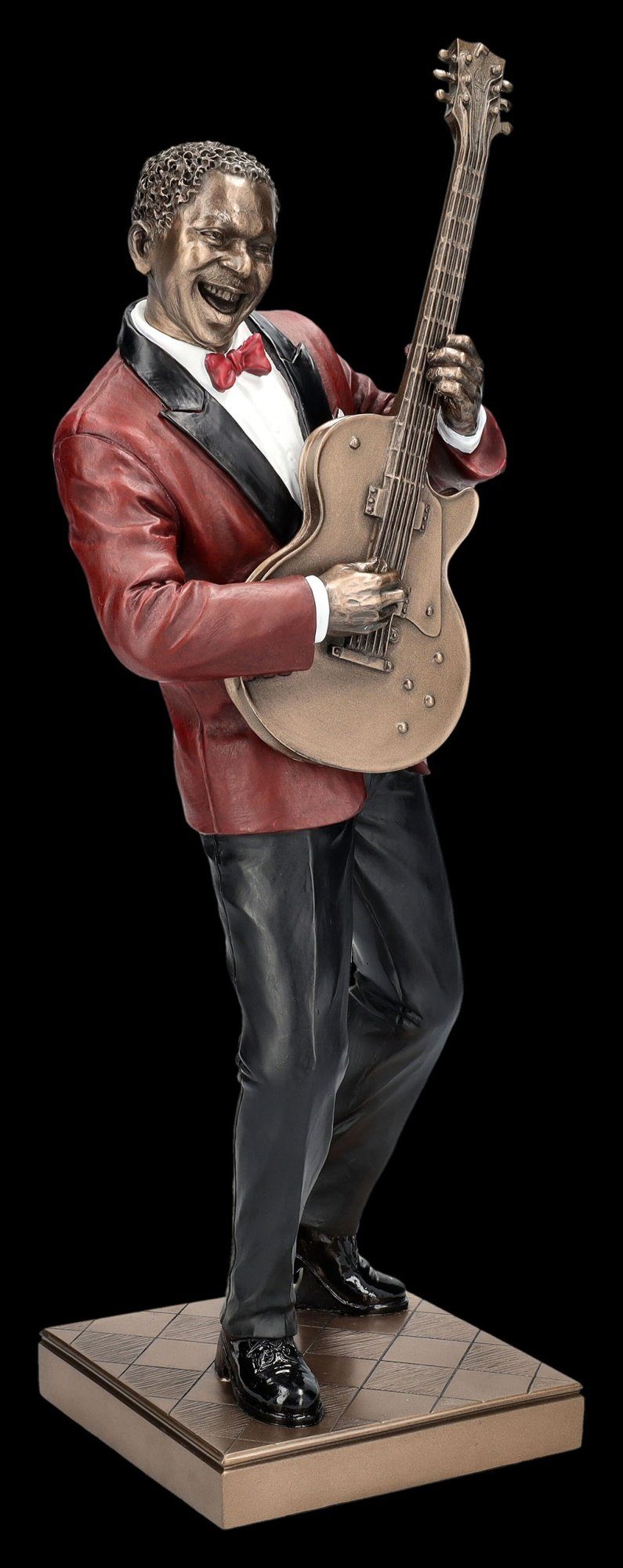 - Musik Gitarren rot Figuren Figur Spieler Dekofigur Jazz Dekofigur GmbH Shop - Band The Veronese