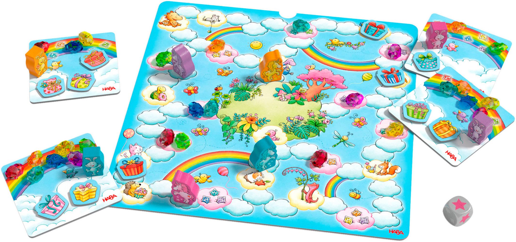 Haba Spielesammlung Einhorn Glitzerglück Spielesammlung, Kinderspiel