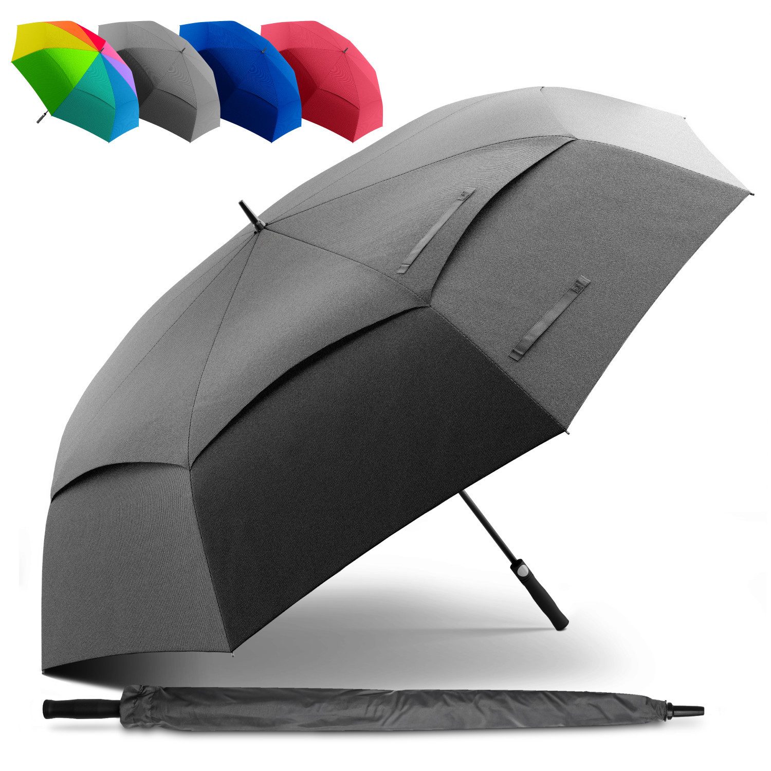 Styngard Golfregenschirm BELFAST, XXL Regenschirm Groß für 2 Personen