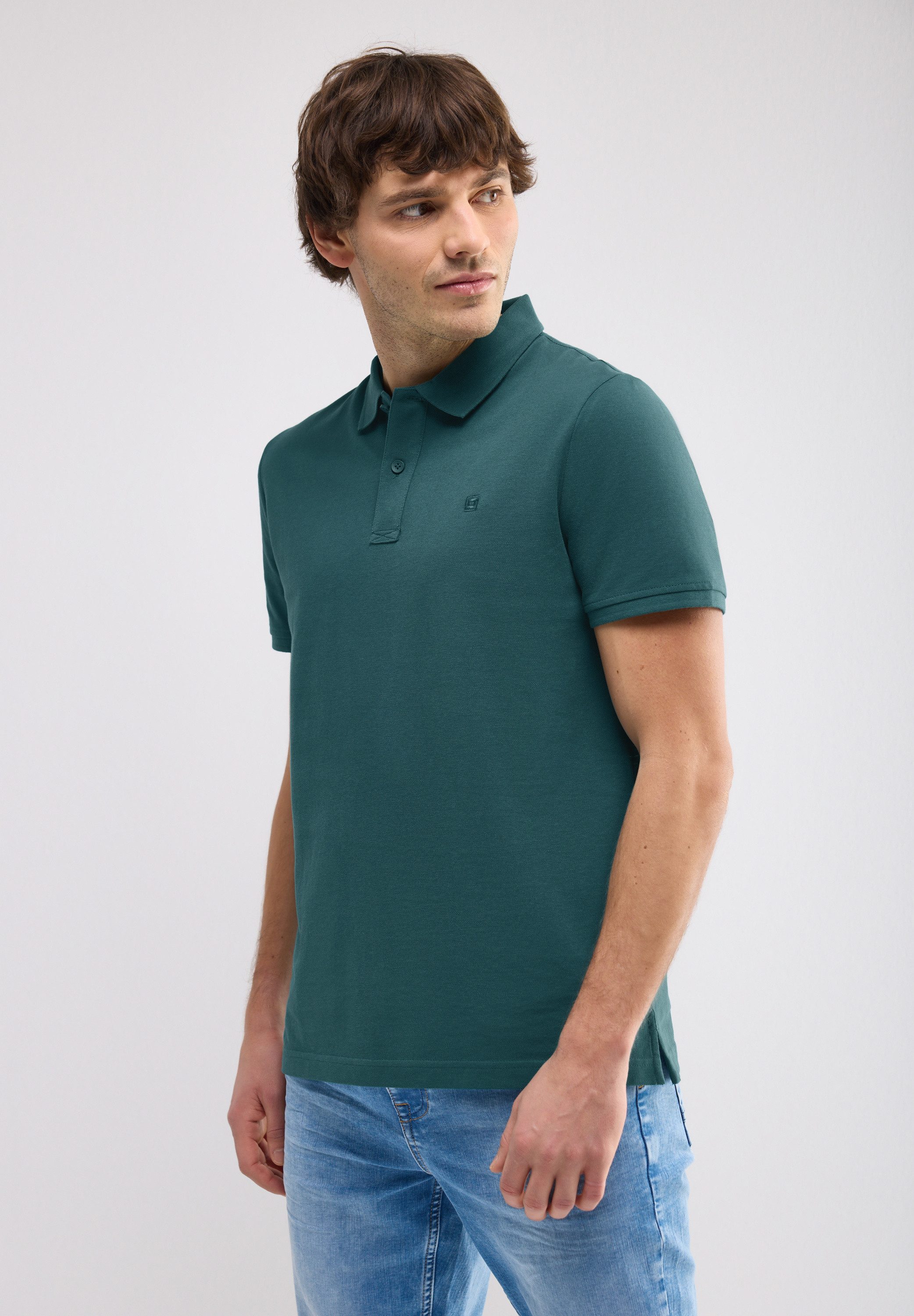 STREET ONE MEN Poloshirt aus reiner günstig online kaufen