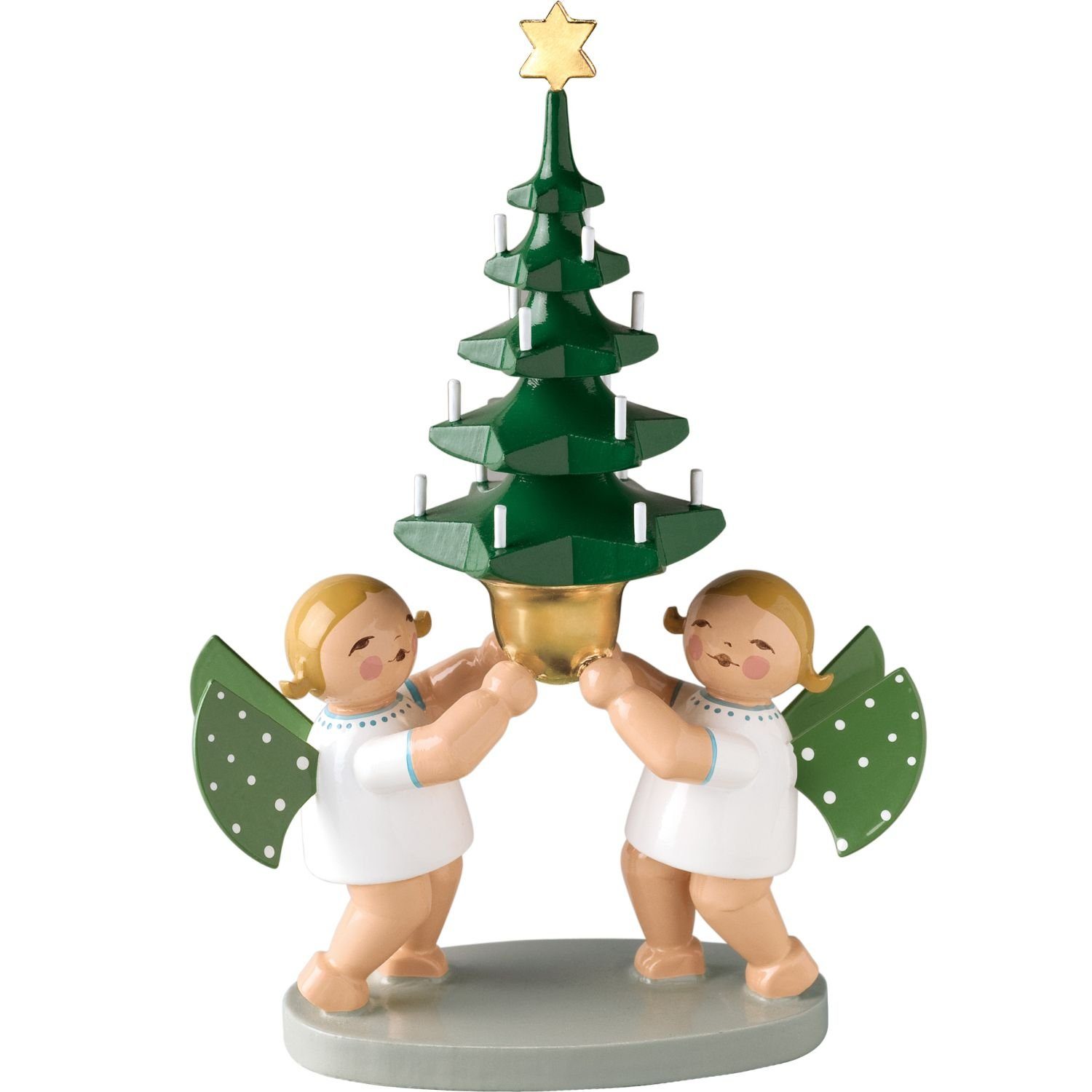 Wendt & Kühn Weihnachtsfigur Engelgruppe mit Baum 651/7k