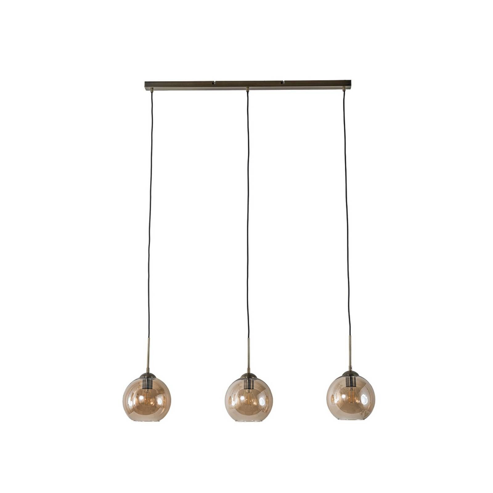 Lindby Hängeleuchte Sofian, Glas Creme IP20, 3 x 60 W