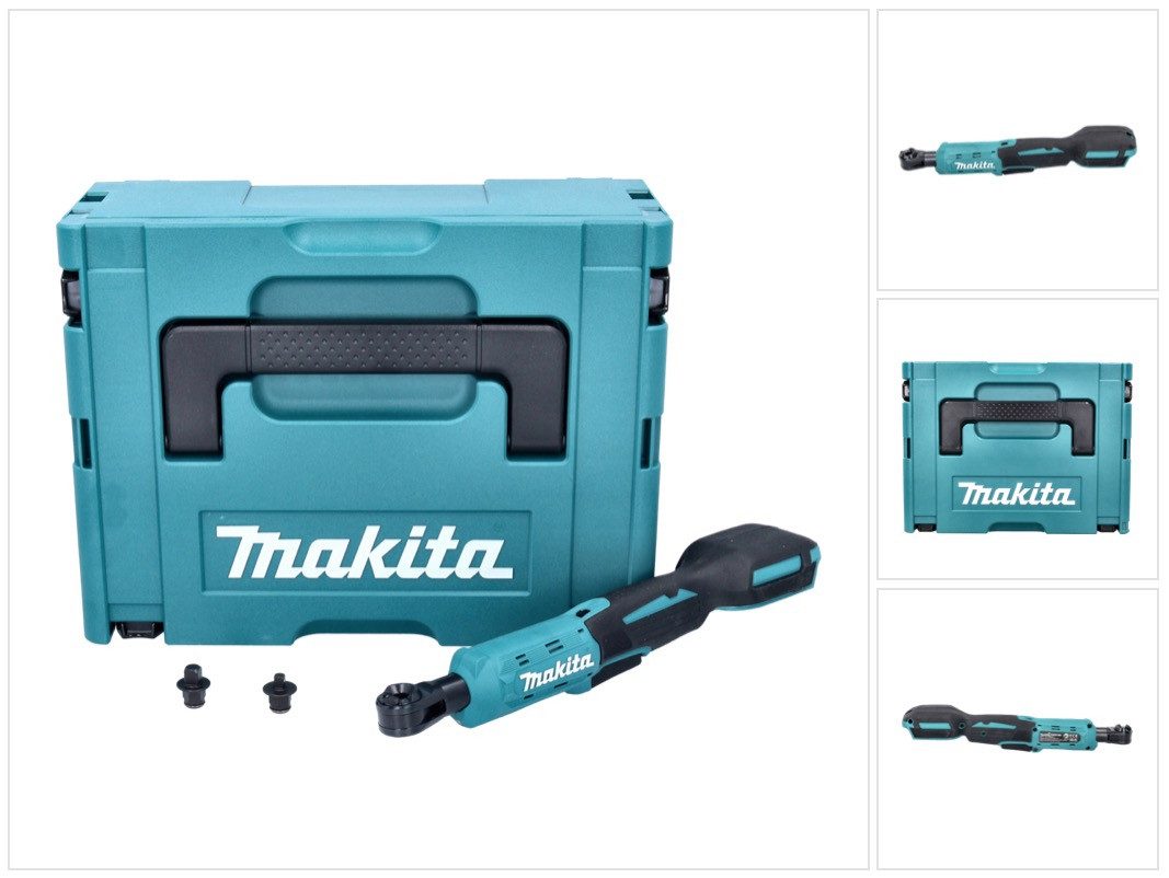 Makita Umschaltknarre DWR 180 ZJ Akku Ratschenschrauber 18 V 47,5 Nm 1/4" 3/8" + Makpac