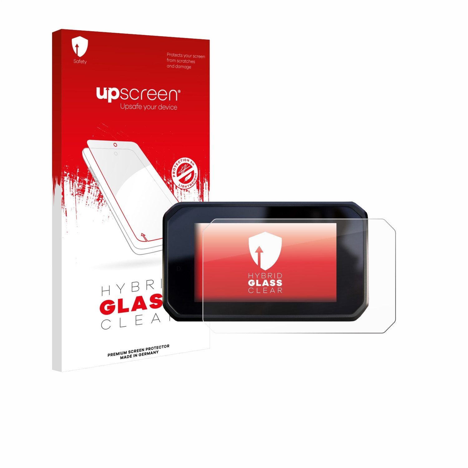 upscreen Displayschutzglas Folie für Honda CBR650R 2025, Schutzfolie Glas Panzer Display Schutz klar