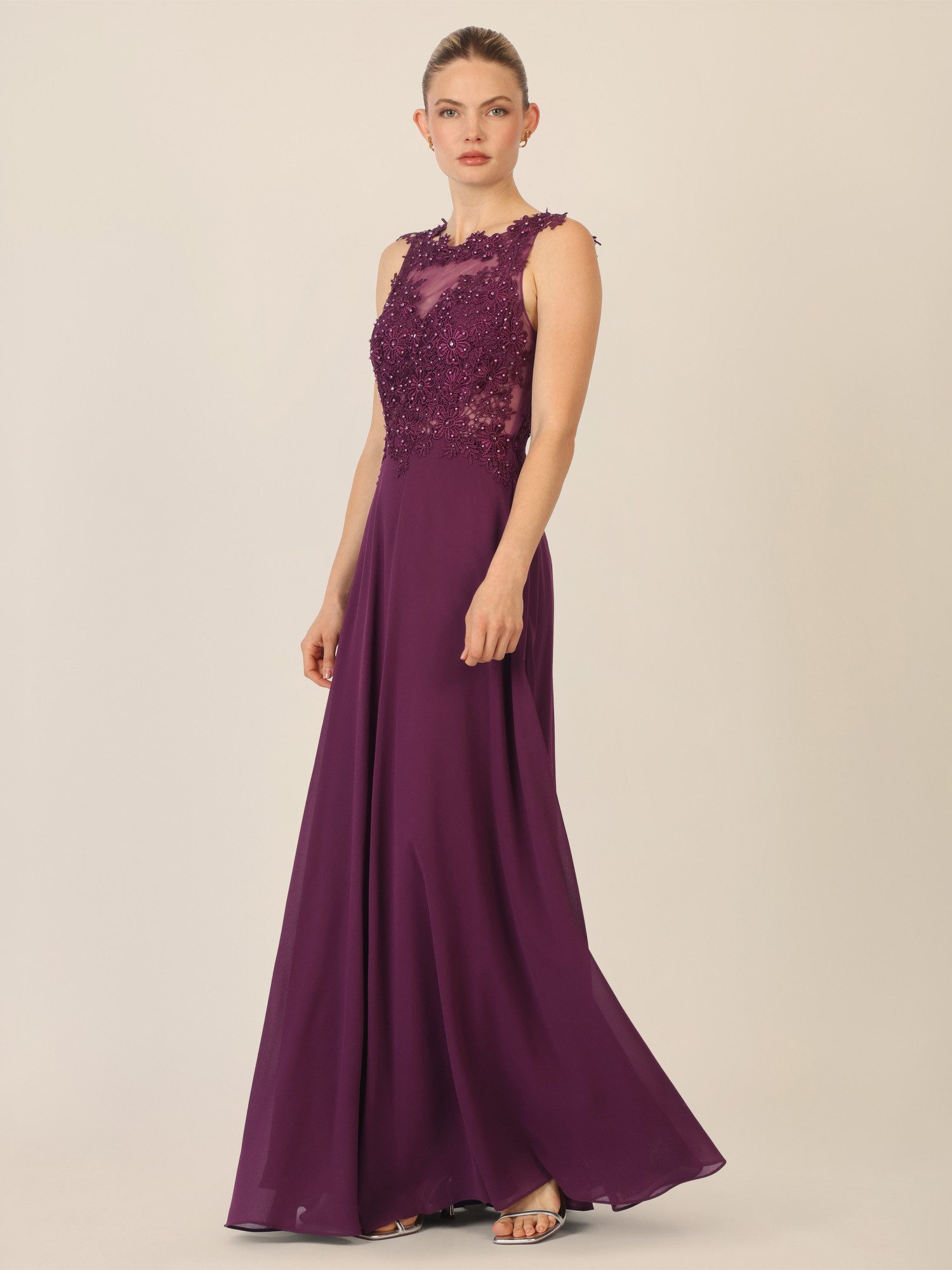 Apart Abendkleid mit floraler Spitze und günstig online kaufen
