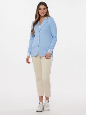 MONACO blue WEEKEND Sweatblazer Jerseyblazer koerpernah mit Trikotdetails im Streifendesign